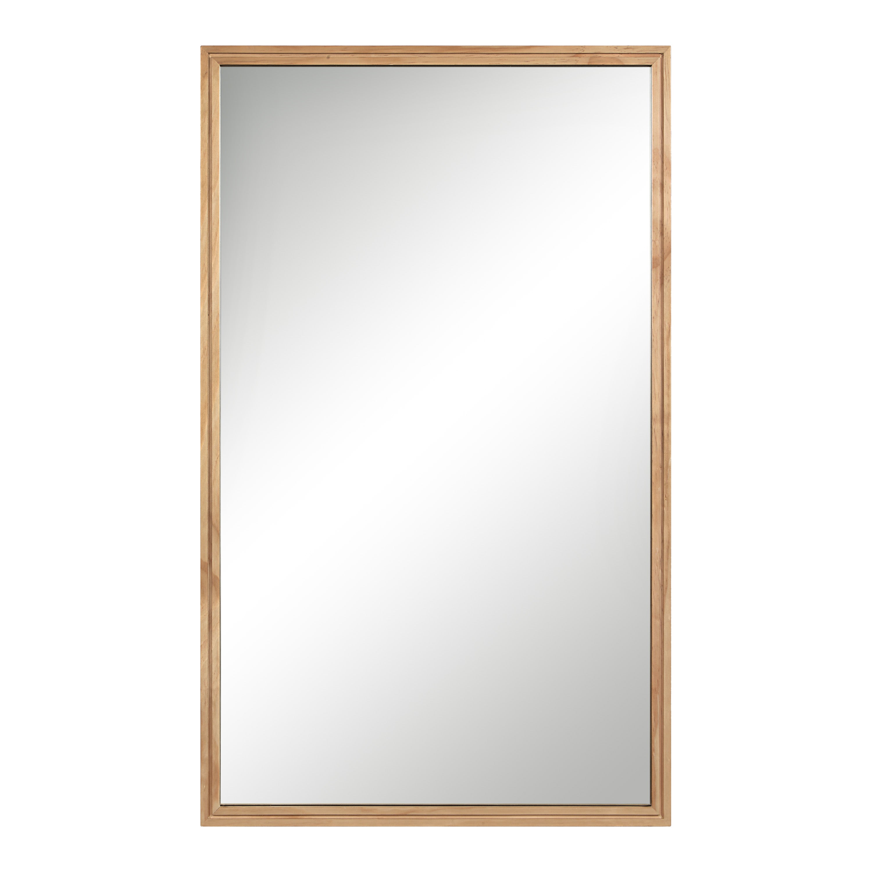 Canas 40" H x 24" W Wall Mirror, Brown-Mirror-DECOROLALA