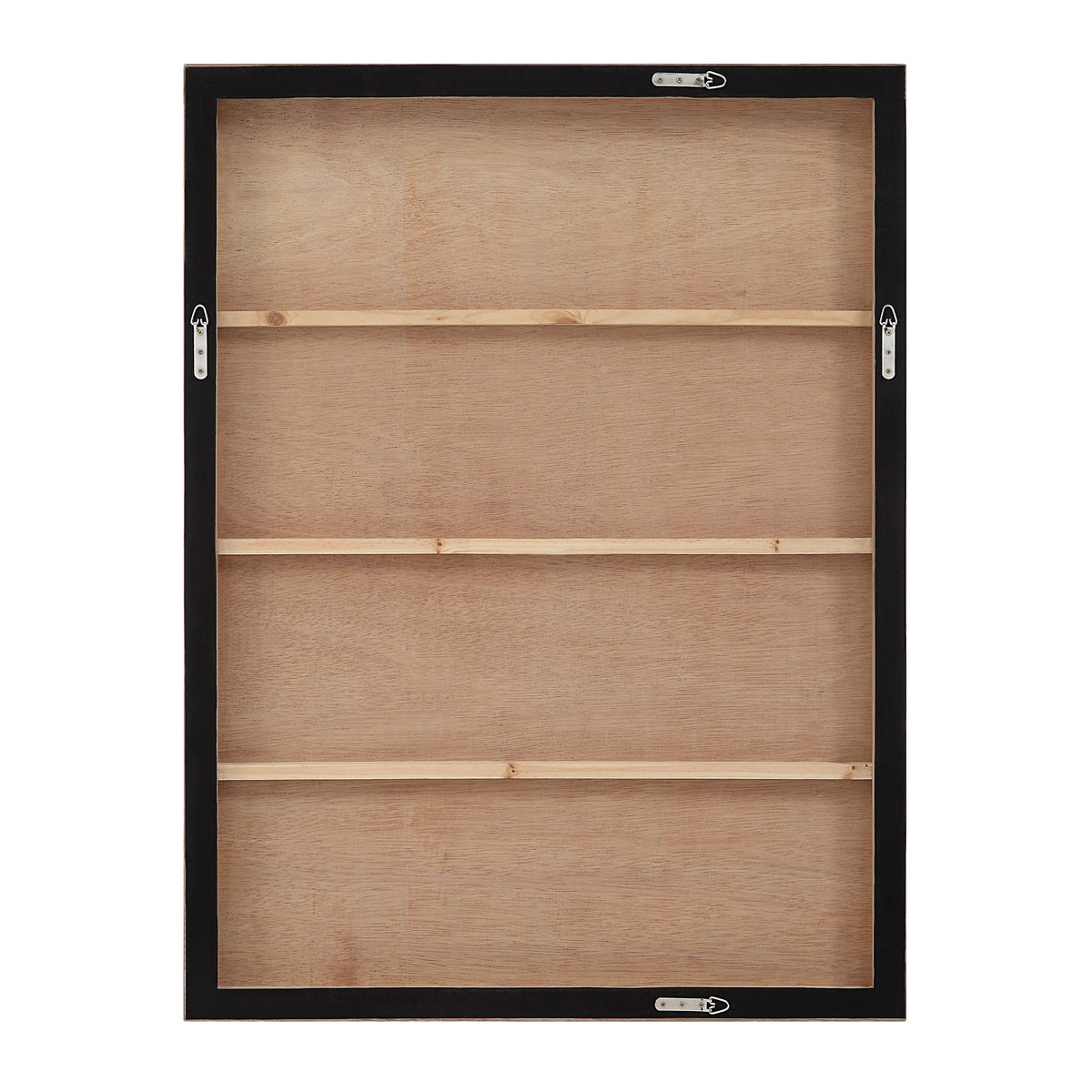 Canberra 48.2" Wide Canvas Art with Wood Frame, Oak-Canvas Prints-DECOROLALA
