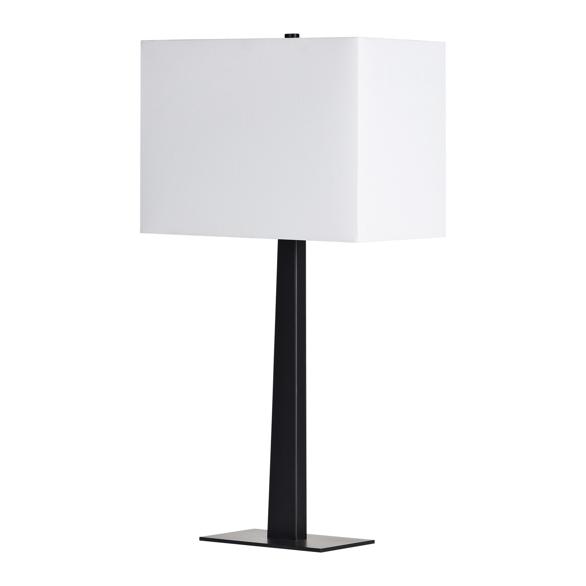 Candace 26" Table Lamp Set of 2 Matte Black-Table Lamp- Set of two-DECOROLALA