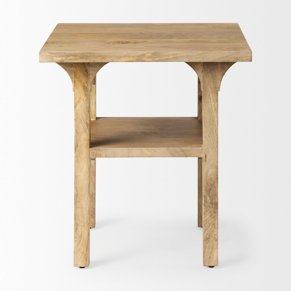 Candace Light Wood Bridge Accent Table-Accent Tables-DECOROLALA