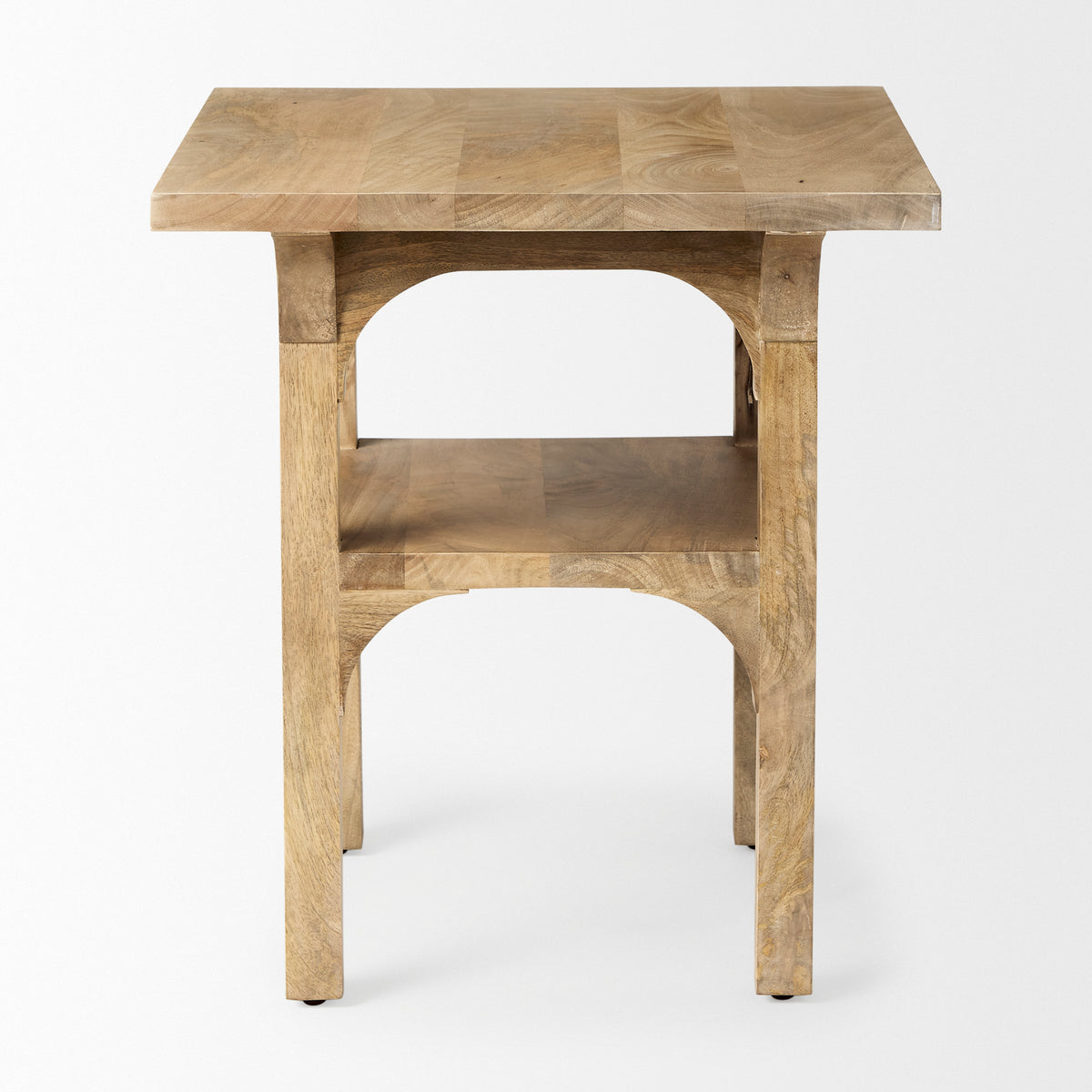 Candace Light Wood Bridge Accent Table-Accent Tables-DECOROLALA