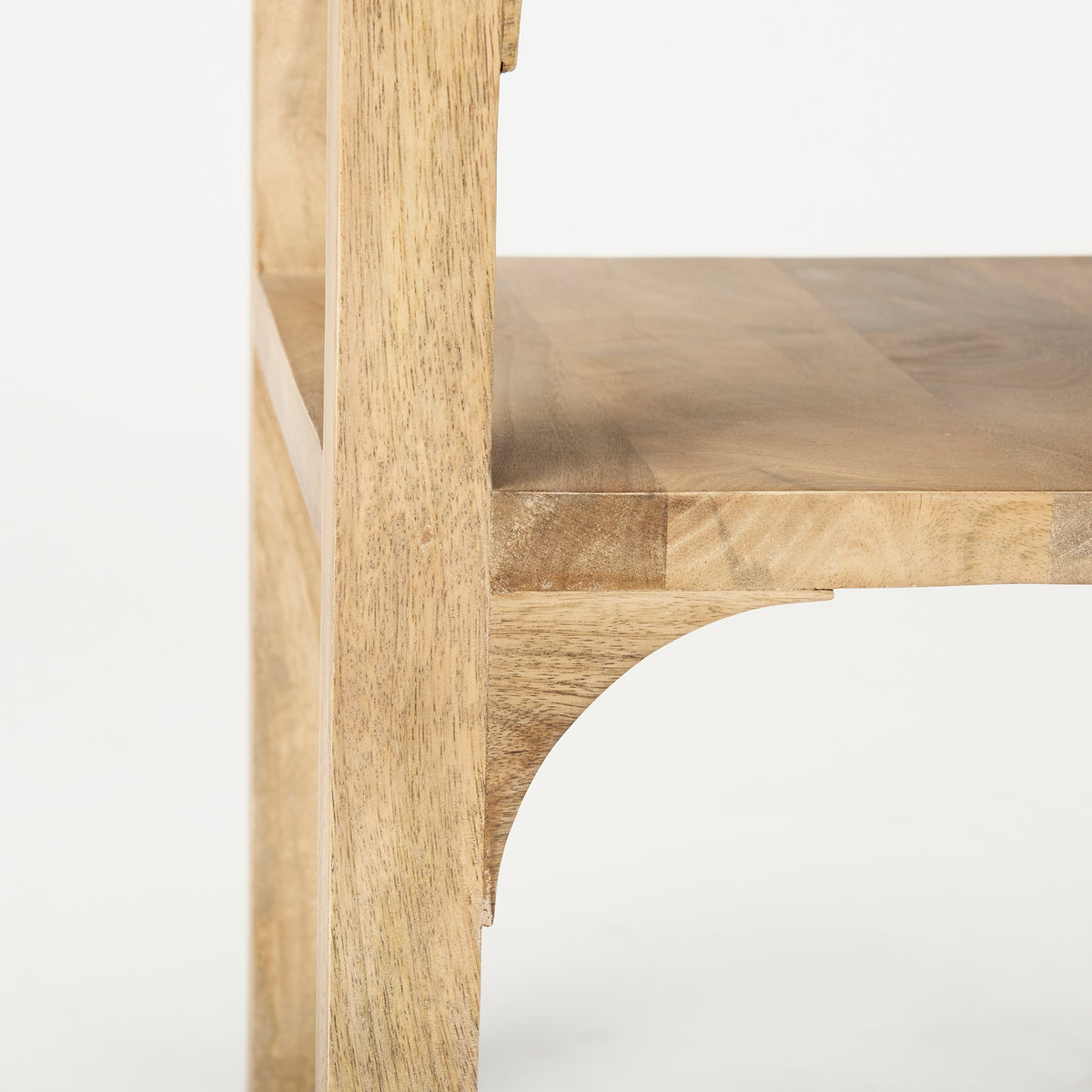 Candace Light Wood Bridge Accent Table-Accent Tables-DECOROLALA