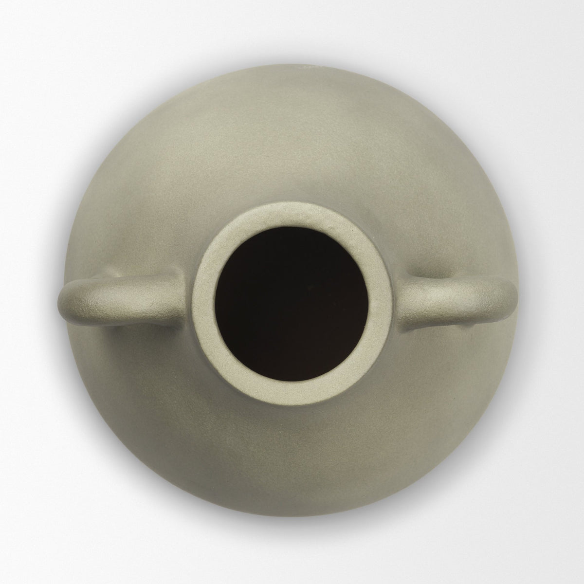 Cantara Medium Sage Green Ceramic Milk Jug w/ Handles-Vase-DECOROLALA