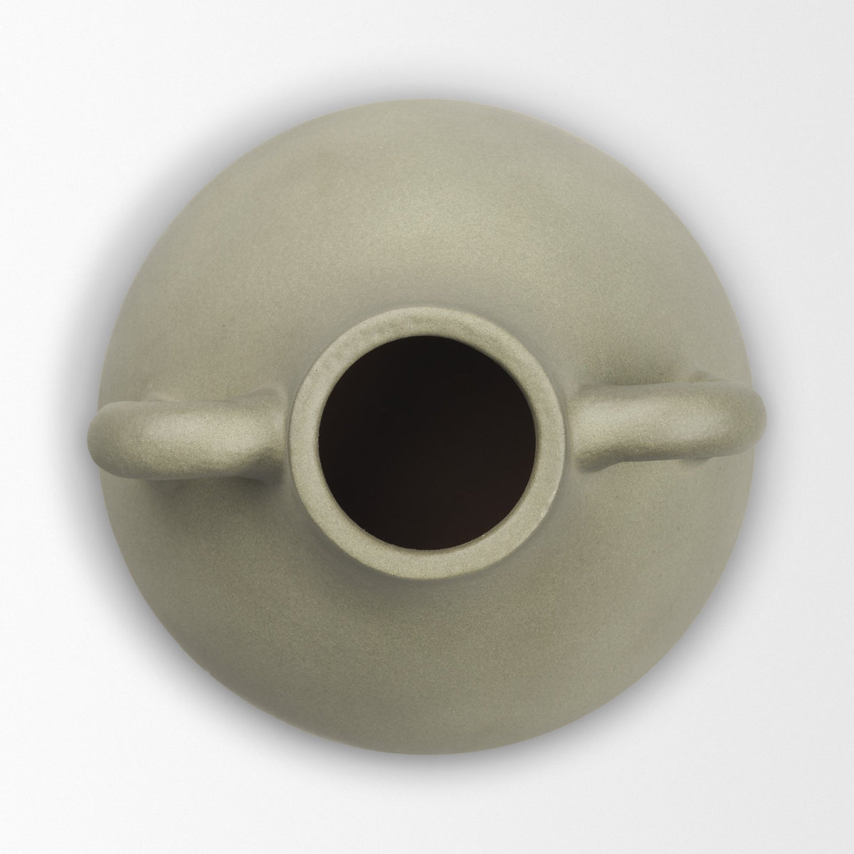 Cantara Small Sage Green Ceramic Milk Jug w/ Handles-Vase-DECOROLALA
