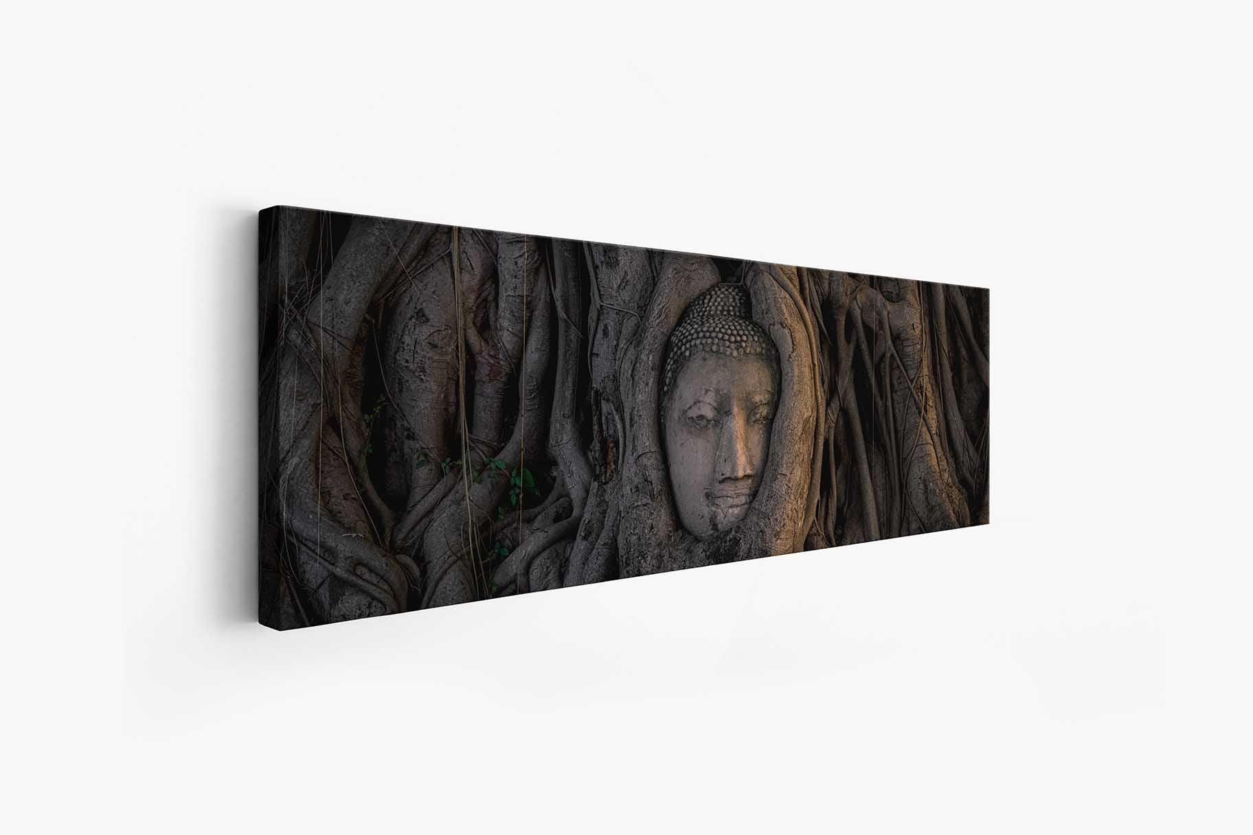 Canvas Buddha Wall Art 72" x 24"-Wall Art-DECOROLALA