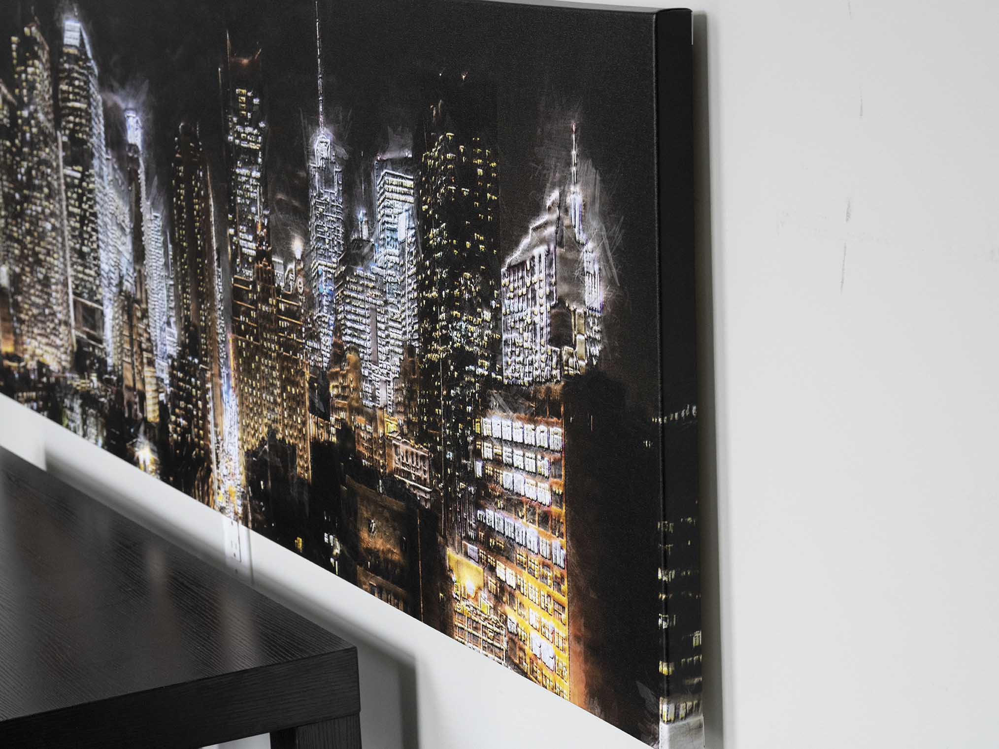 Canvas New York Skyline Wall Art 72x24-Canvas Print-DECOROLALA