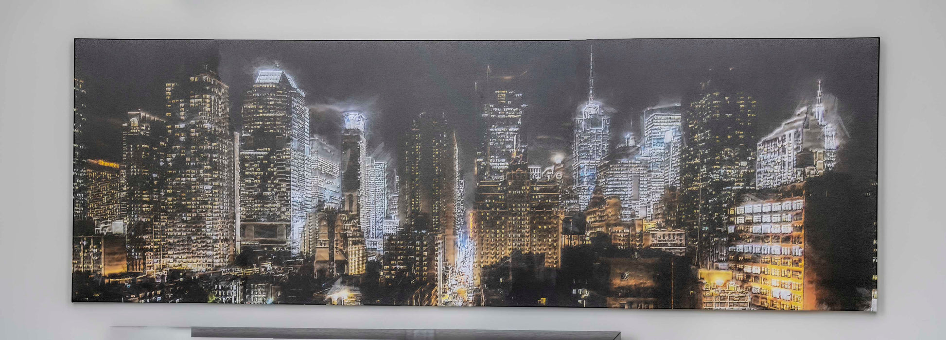 Canvas New York Skyline Wall Art 72x24-Canvas Print-DECOROLALA