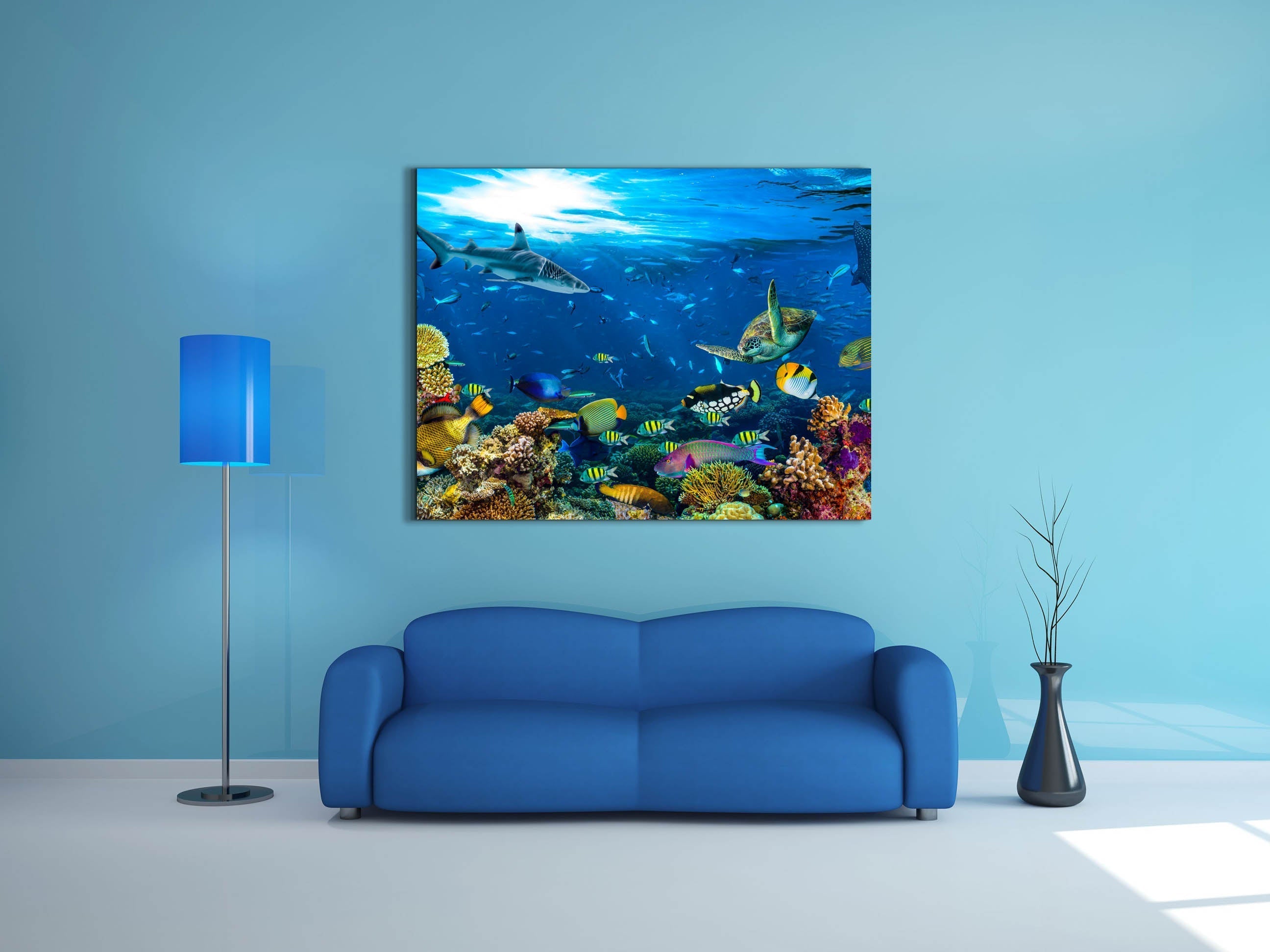 Canvas Print Below the Surface 48x36-Wall Art-DECOROLALA
