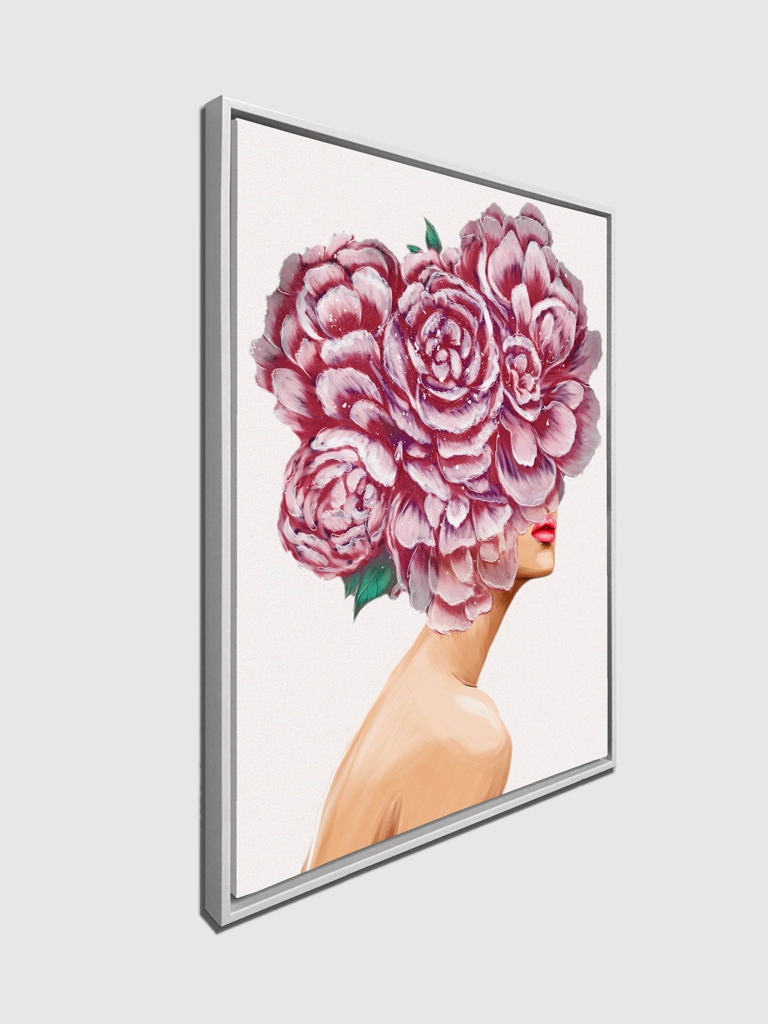 Canvas Print Bouquet Wall Art RGB Shimmering-Wall Art-DECOROLALA