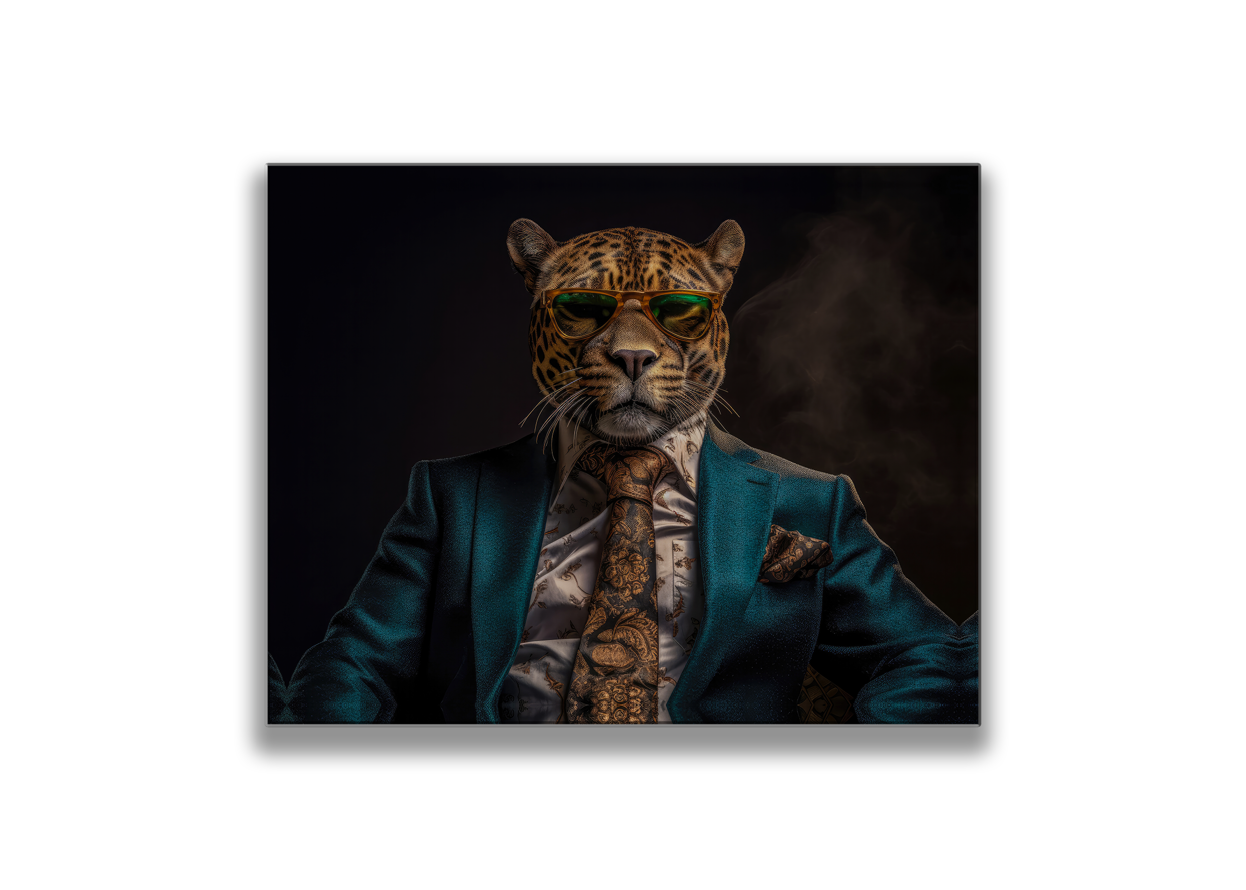 Canvas Print Chief Leopard 48x36 Wall Art-Wall Art-DECOROLALA