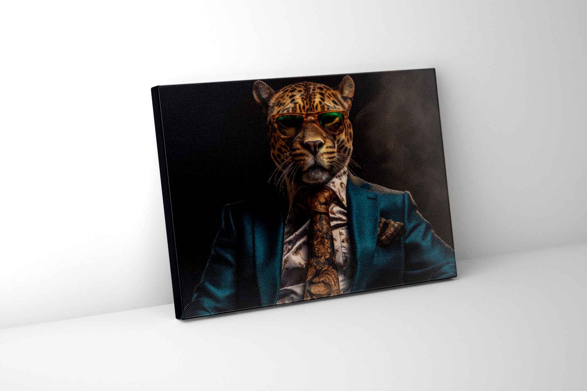 Canvas Print Chief Leopard 48x36 Wall Art-Wall Art-DECOROLALA