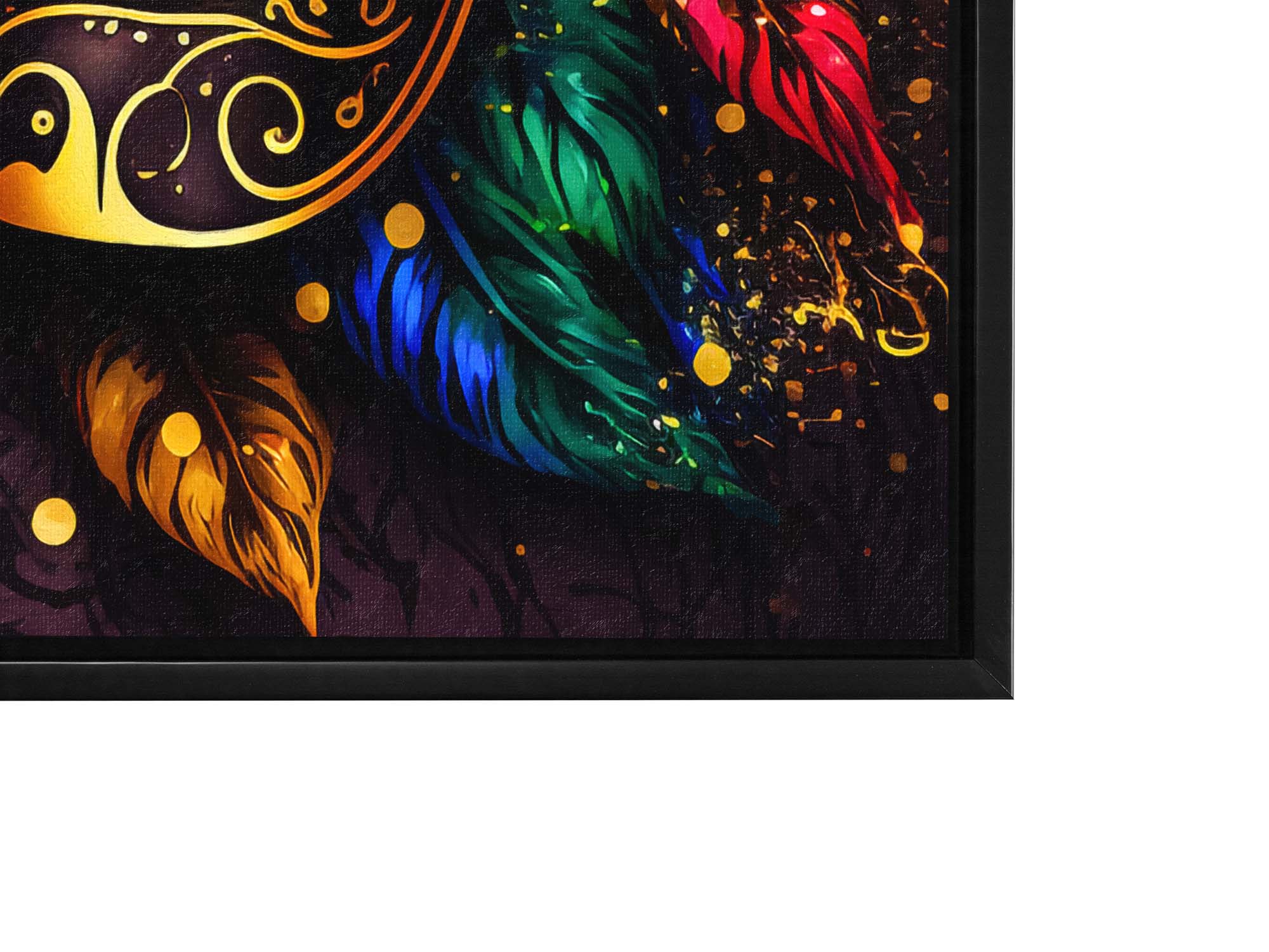 Canvas Print Colorful Mask Wall Art 36x36-Wall Art-DECOROLALA