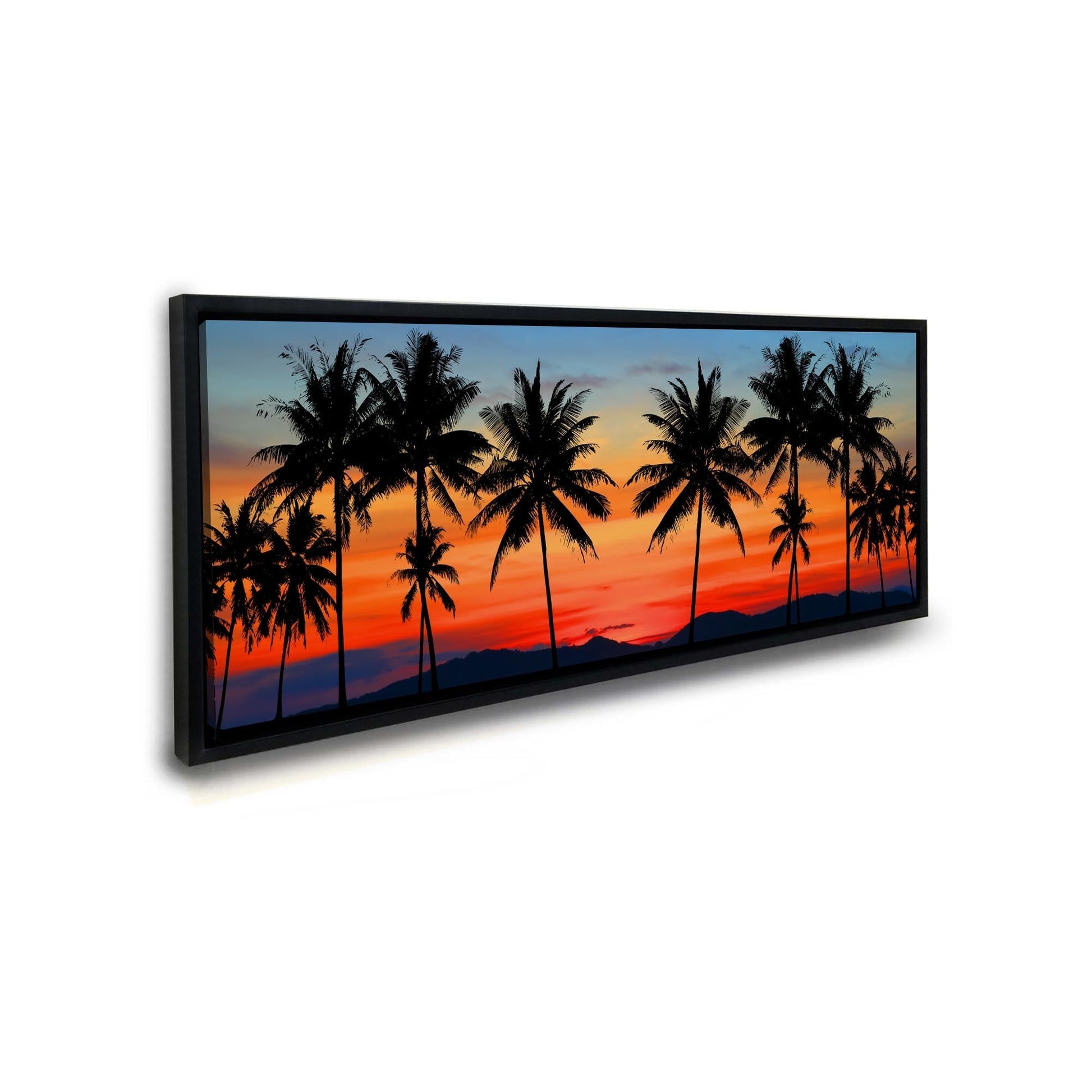 Canvas Print Hawaiian Sunset 72x24-Wall Art-DECOROLALA