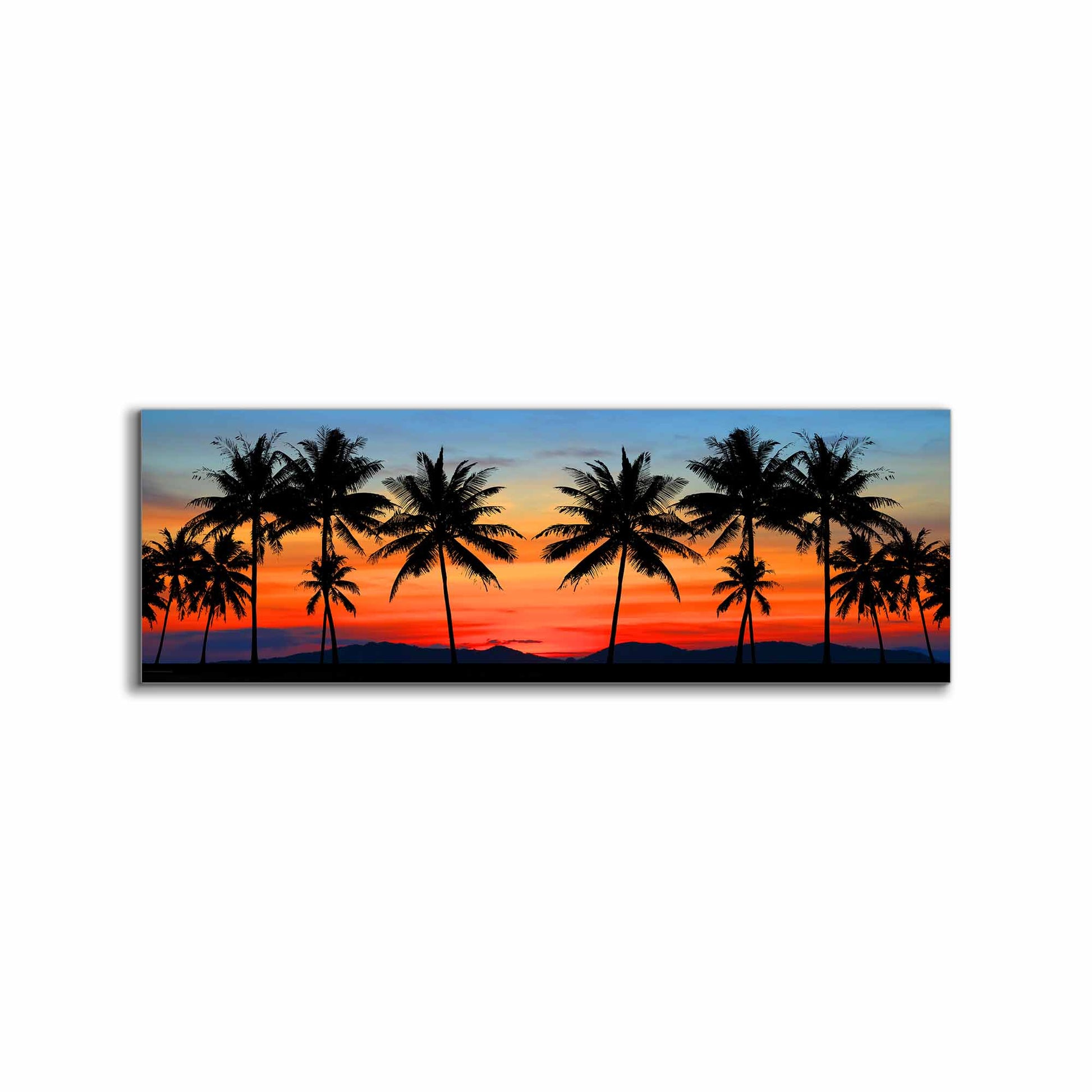 Canvas Print Hawaiian Sunset 72x24-Wall Art-DECOROLALA