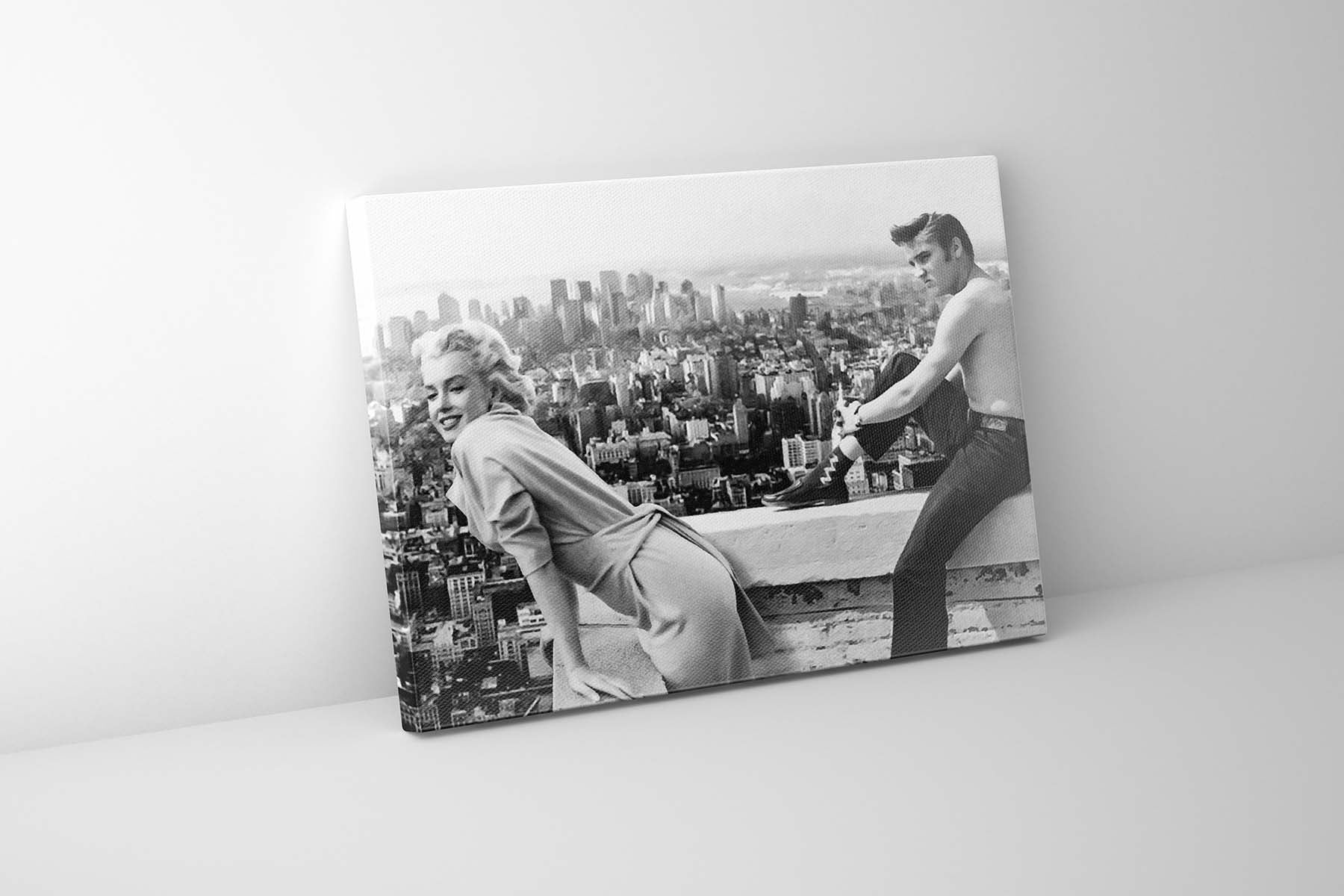Canvas Print Marilyn & Elvis - 36" x 48" Wall Art-Wall Art-DECOROLALA