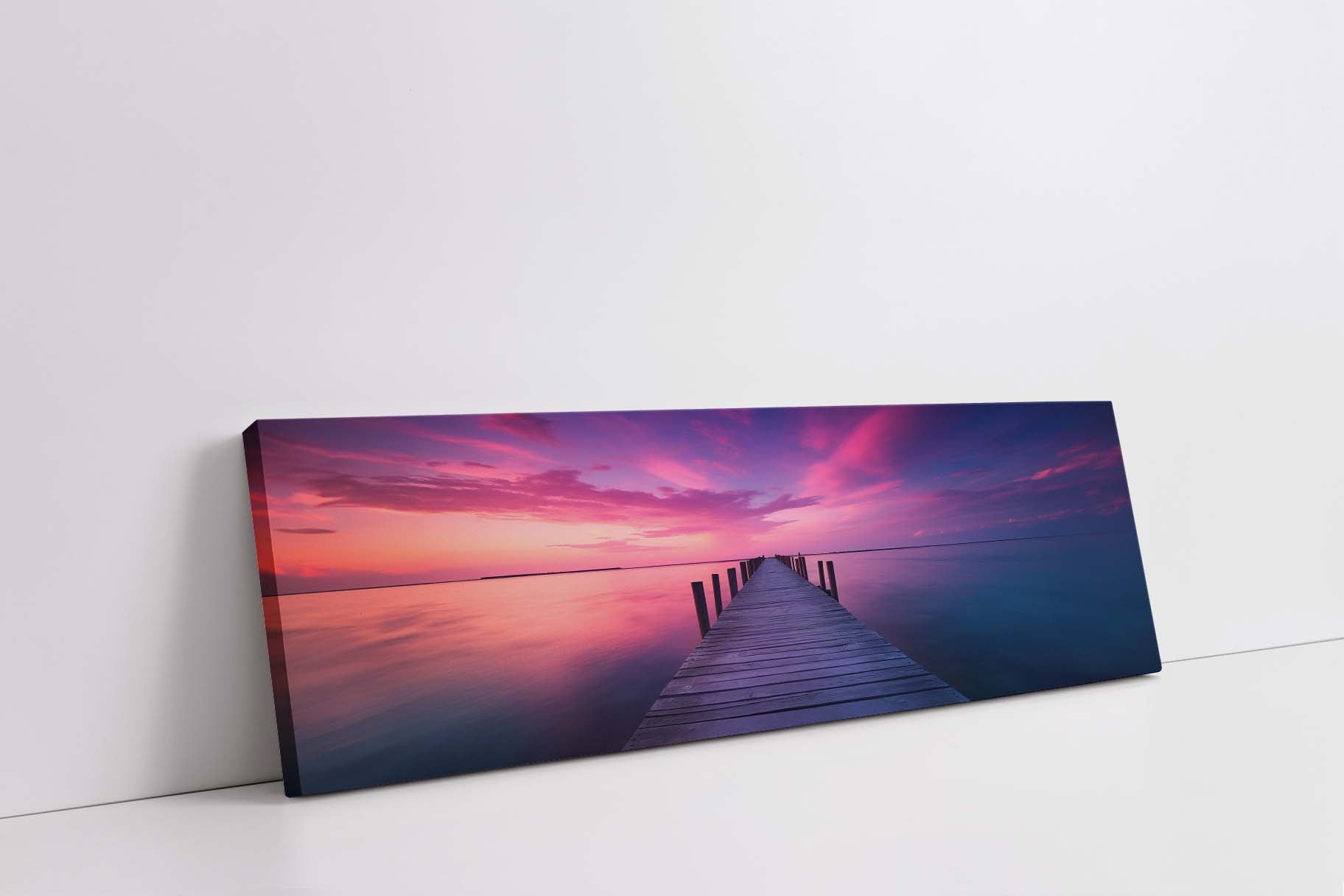 Canvas Print Serenity Skyline 72x24 Wall Art-Wall Art-DECOROLALA