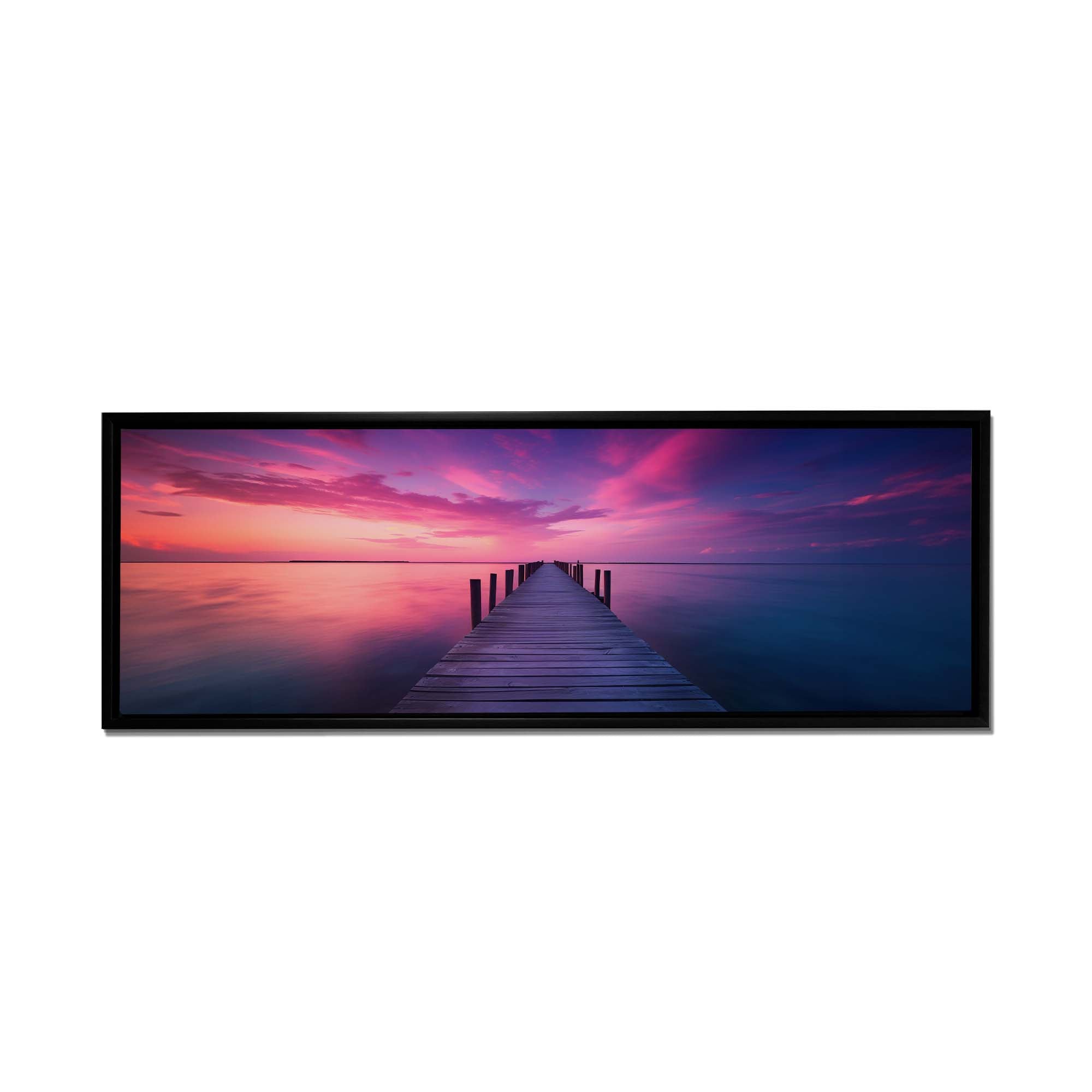Canvas Print Serenity Skyline 72x24 Wall Art-Wall Art-DECOROLALA