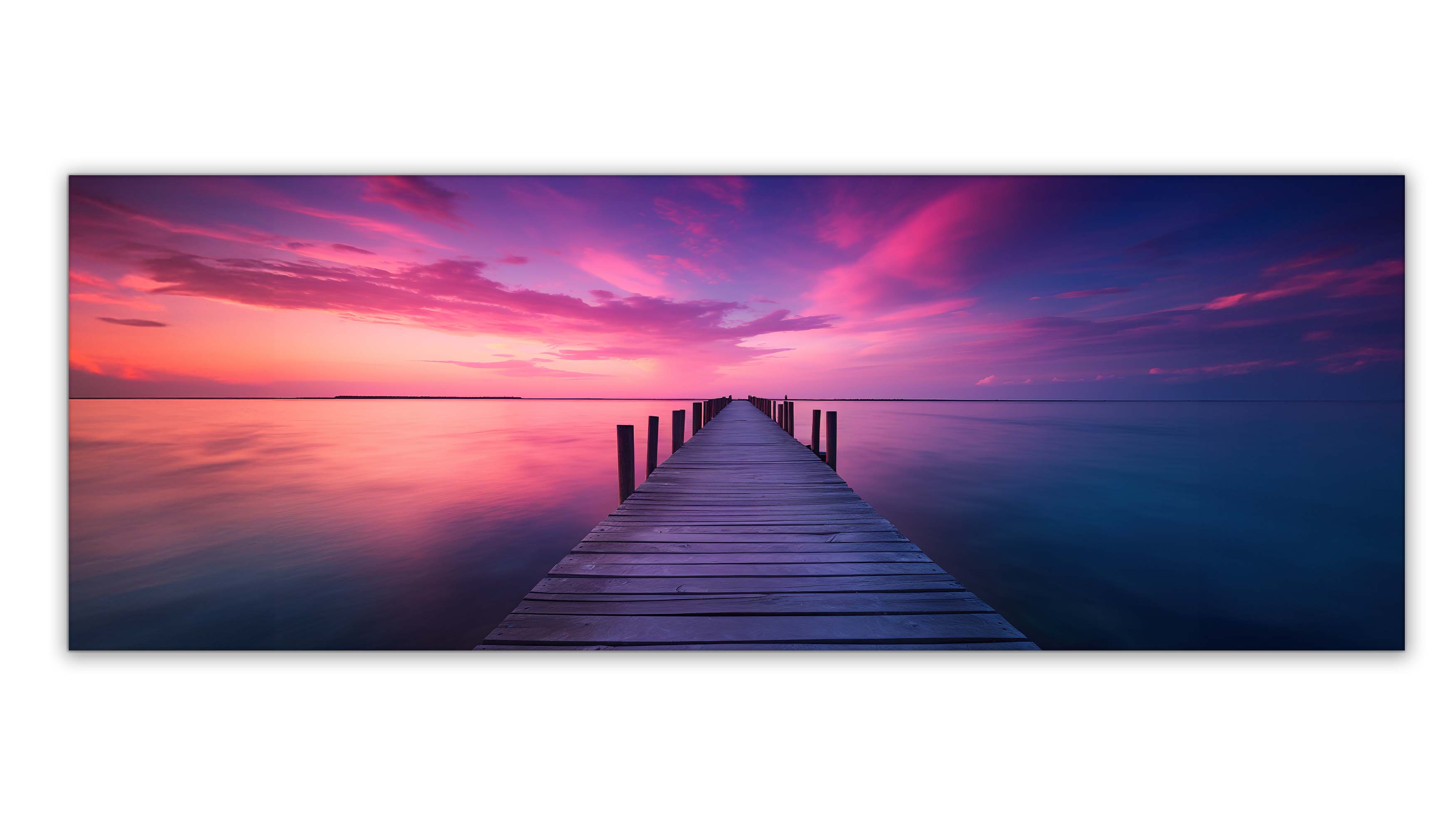 Canvas Print Serenity Skyline 72x24 Wall Art-Wall Art-DECOROLALA