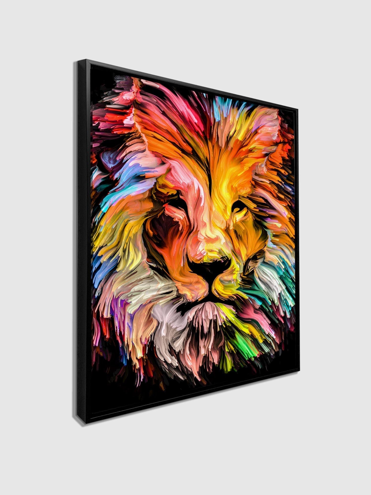 Canvas Printed Lion Wall Art 36x48-Wall Art-DECOROLALA