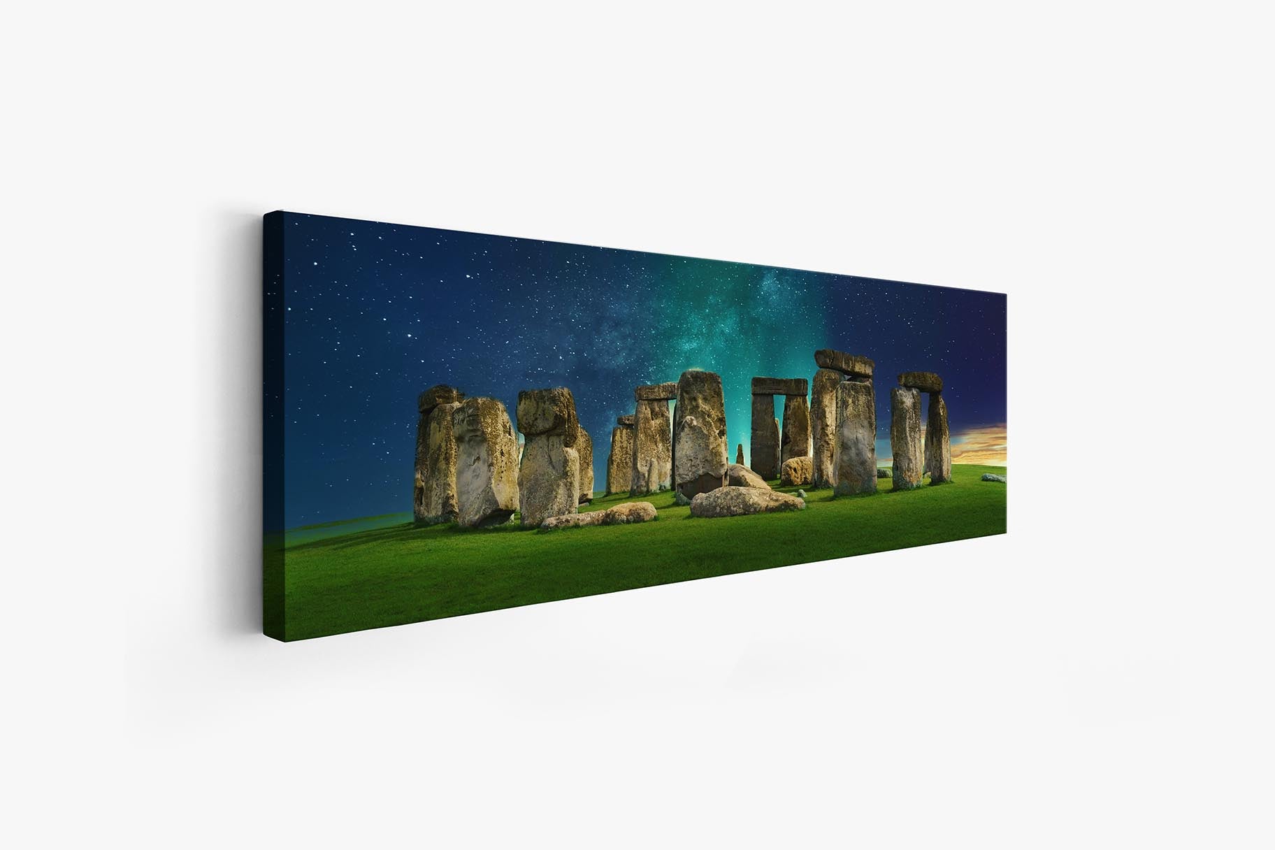 Canvas Skyline-Mystical Stonehenge- Printed Artwork-Wall Art-DECOROLALA
