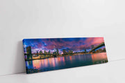 Canvas The East River and the Brooklyn Bridge-New York City landscape-Wall Art-DECOROLALA