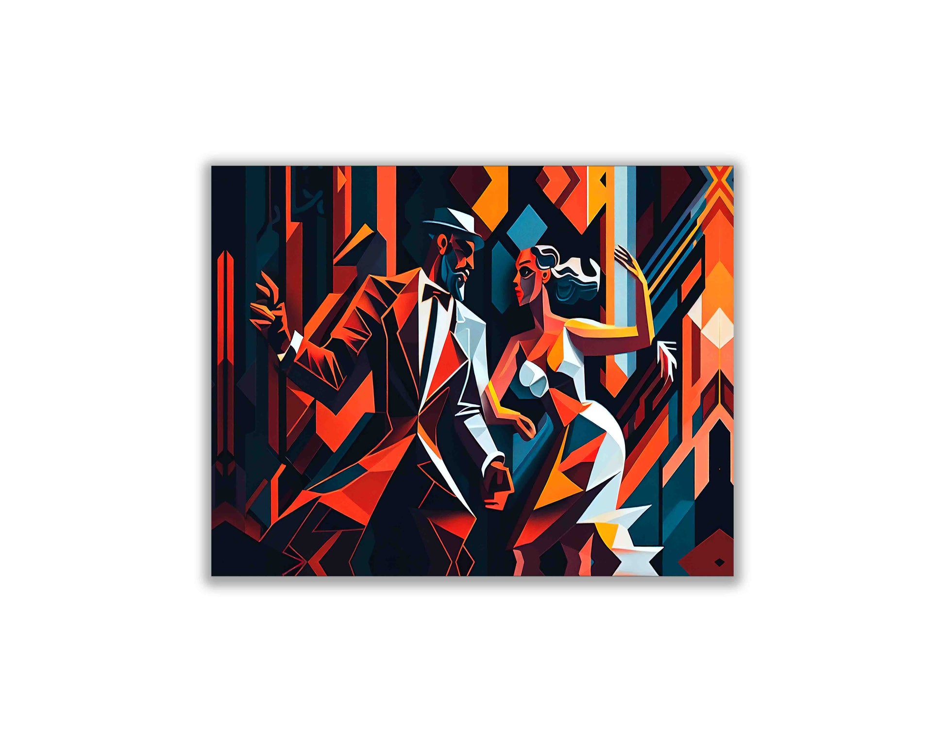 Canvas Wall Art-Tango in the city- Modern Art-Wall Art-DECOROLALA