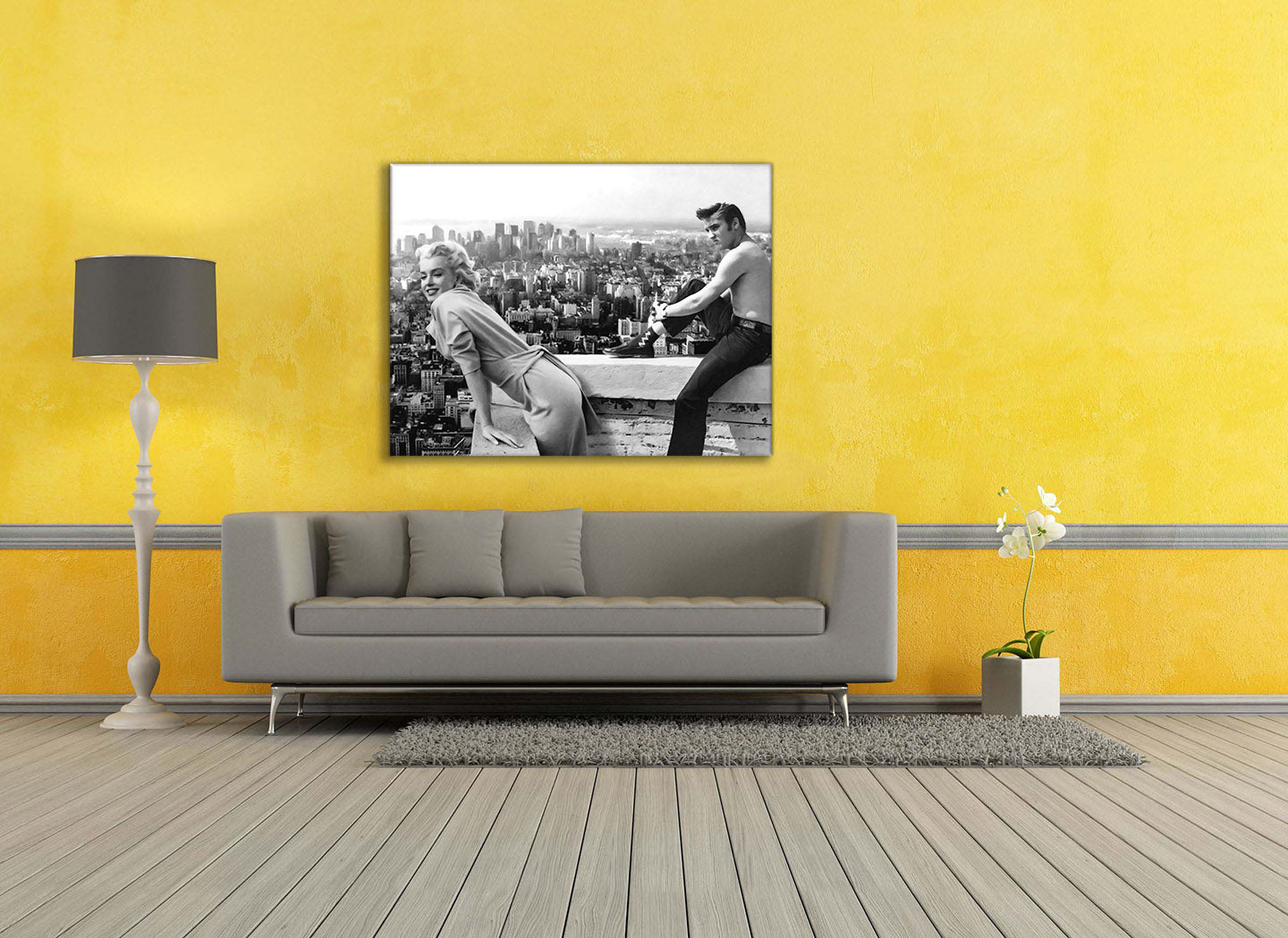 Canvas print Marilyn & Elvis - Fine Art Canvas- Wall Art Decor-Wall Art-DECOROLALA