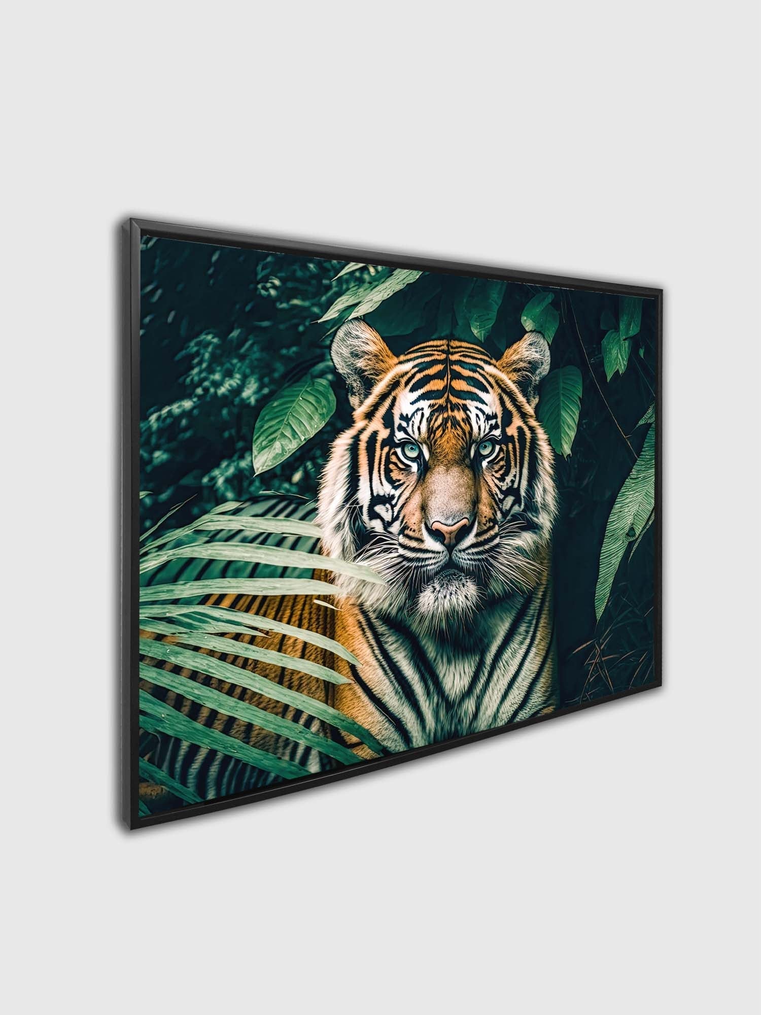 Canvas print-The Tiger- Gold varnish-Wall Art-DECOROLALA