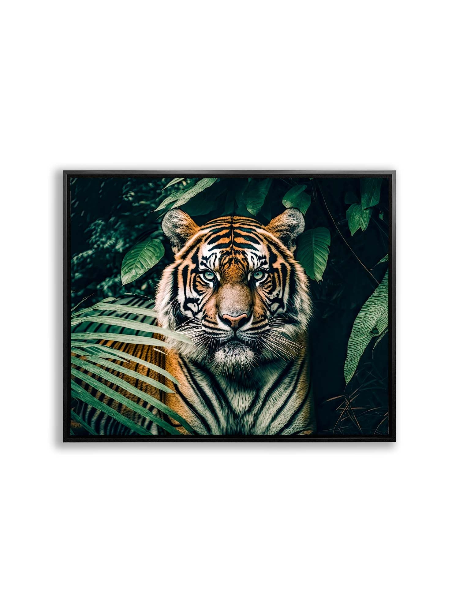 Canvas print-The Tiger- Gold varnish-Wall Art-DECOROLALA