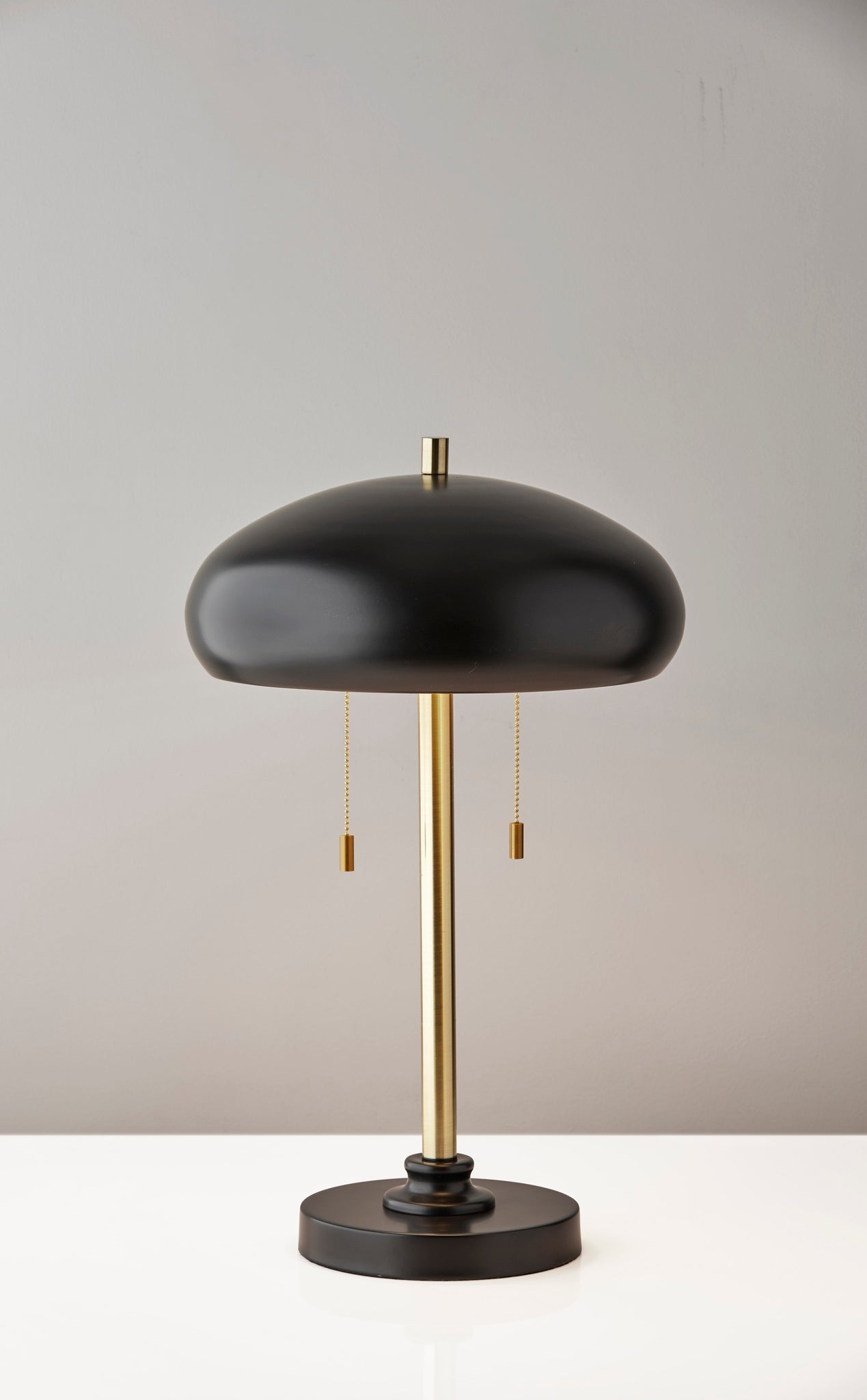Cap Table Lamp - Black Mid-Century Modern-Lighting-DECOROLALA