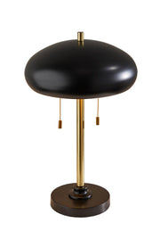 Cap Table Lamp - Black Mid-Century Modern-Lighting-DECOROLALA