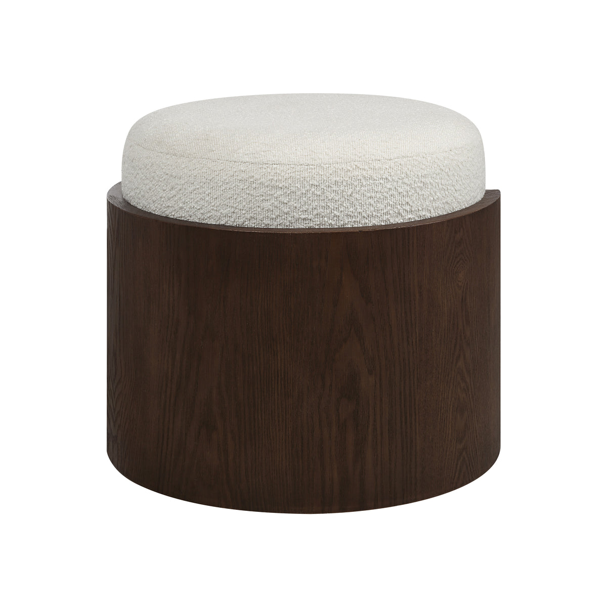 Capsula 18.0" Height Ottoman, Brown-Ottomans-DECOROLALA