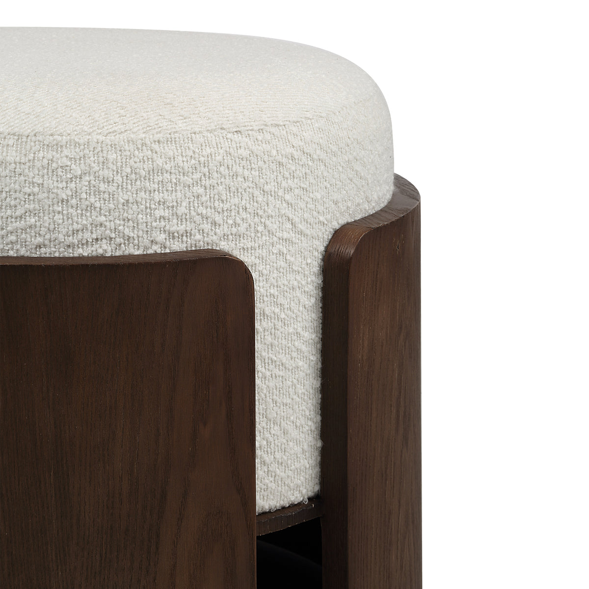 Capsula 18.0" Height Ottoman, Brown-Ottomans-DECOROLALA