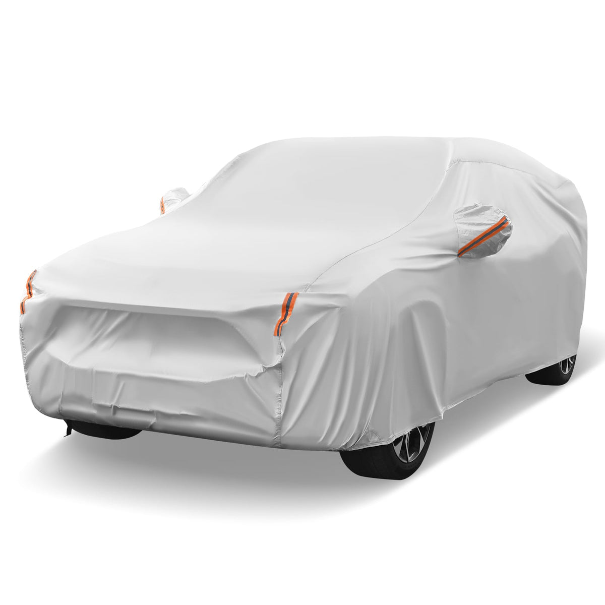 Car Cover for Automobiles 190 Inch Rain Sun UV Protection Universal Fit SUV Chevrolet Hyundai Kia Mazda-Garages-DECOROLALA