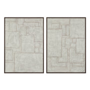Caramelo 32" Wide Wall Art, Sand Beige-Wall Art Prints-DECOROLALA