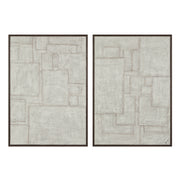Caramelo 32" Wide Wall Art, Sand Beige-Wall Art-DECOROLALA