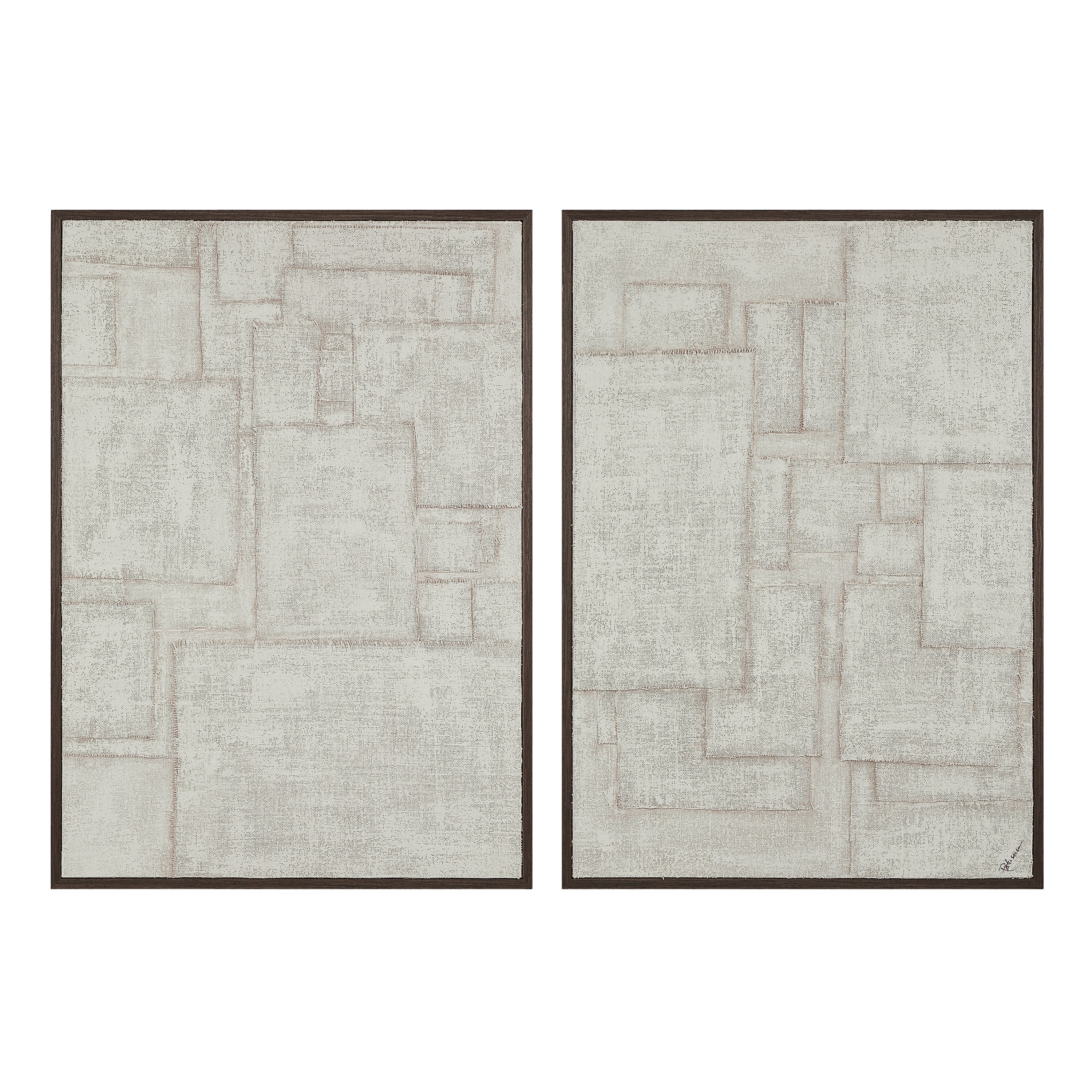 Caramelo 32" Wide Wall Art, Sand Beige-Wall Art-DECOROLALA