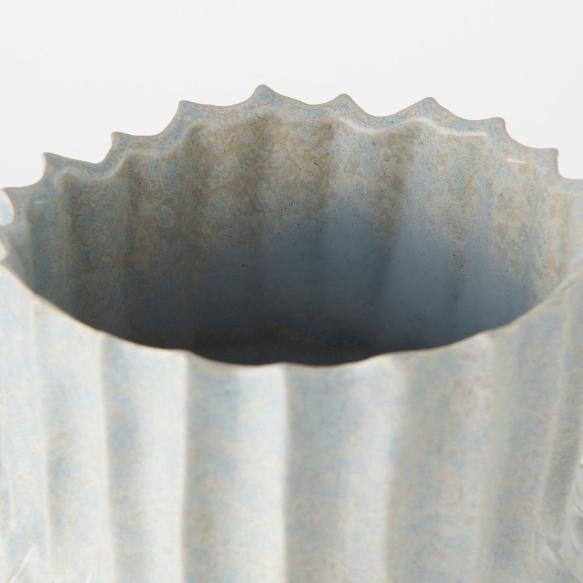 Cardon 14.4H Gray Ceramic Vase-Vase-DECOROLALA