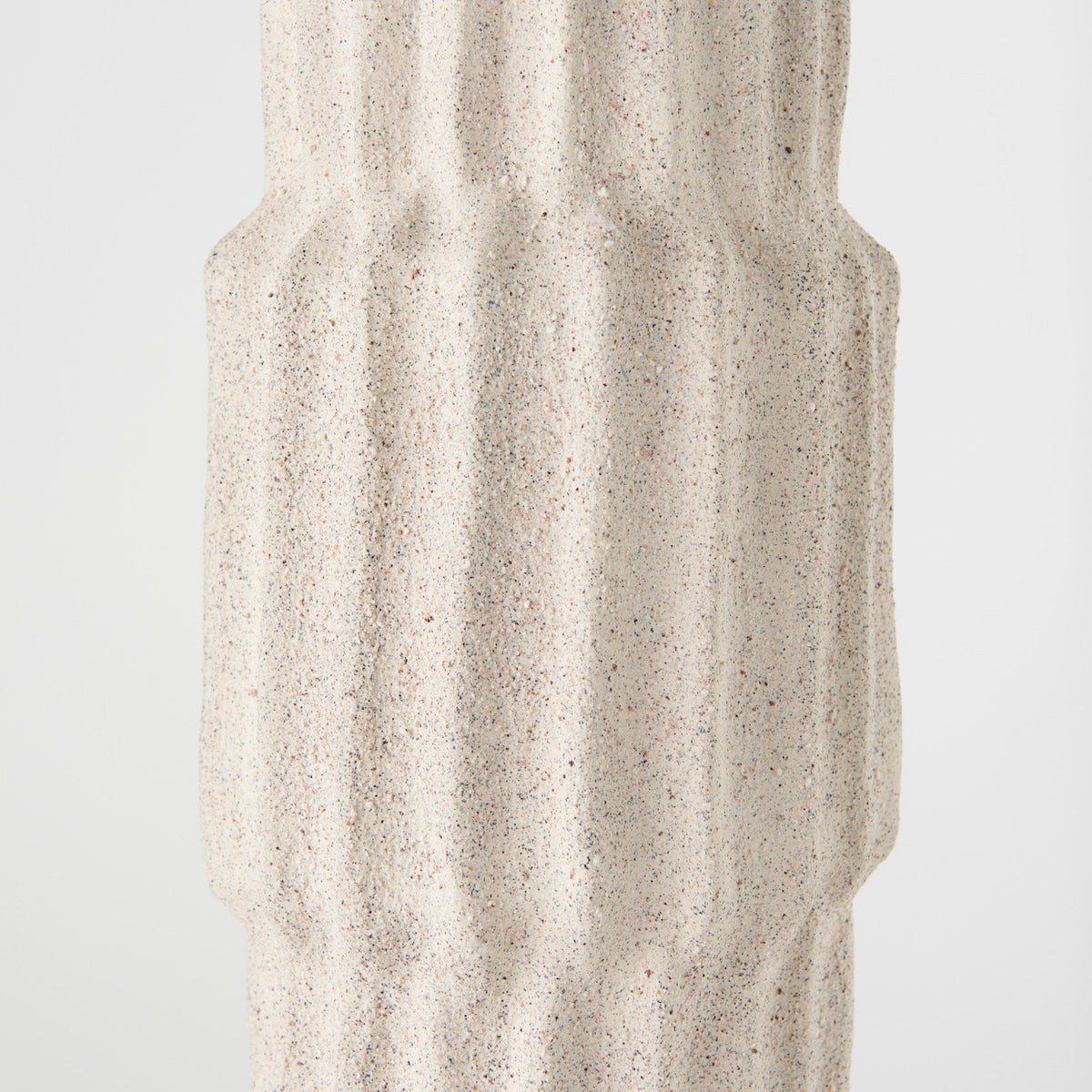Cardon 23.0H Cream Ceramic Vase-Vase-DECOROLALA