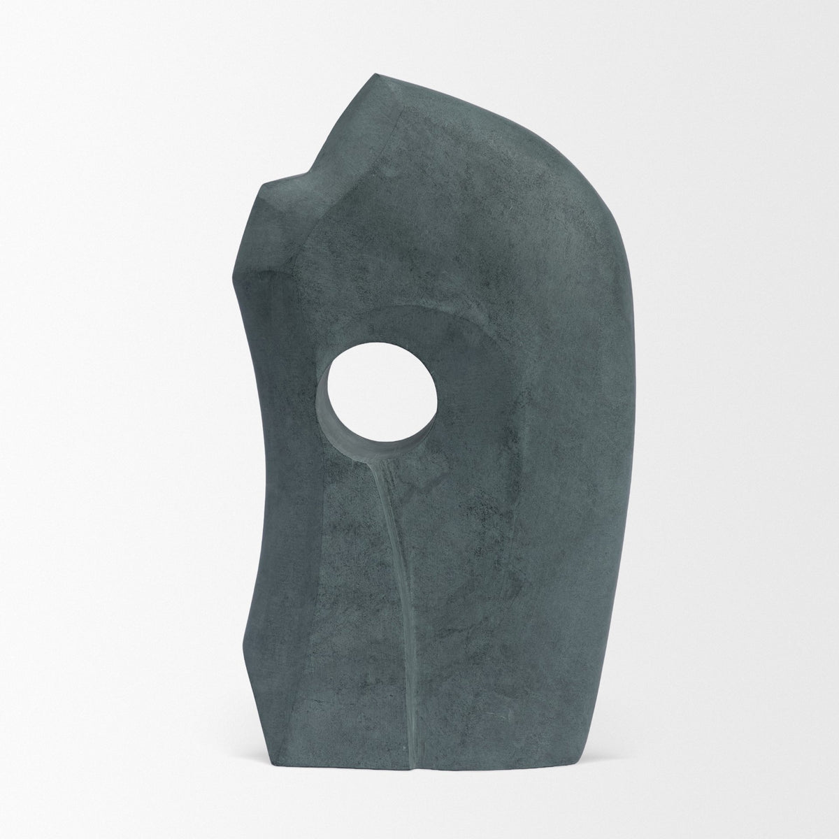 Carico Sculptural Gray Marble Decorative Object-Objects-DECOROLALA