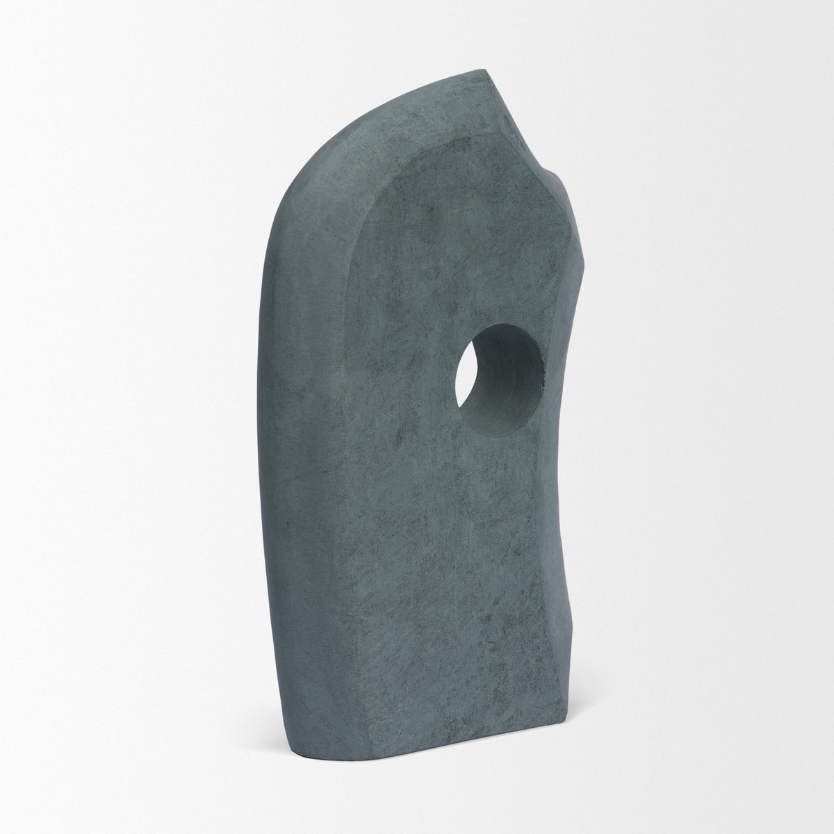 Carico Sculptural Gray Marble Decorative Object-Objects-DECOROLALA