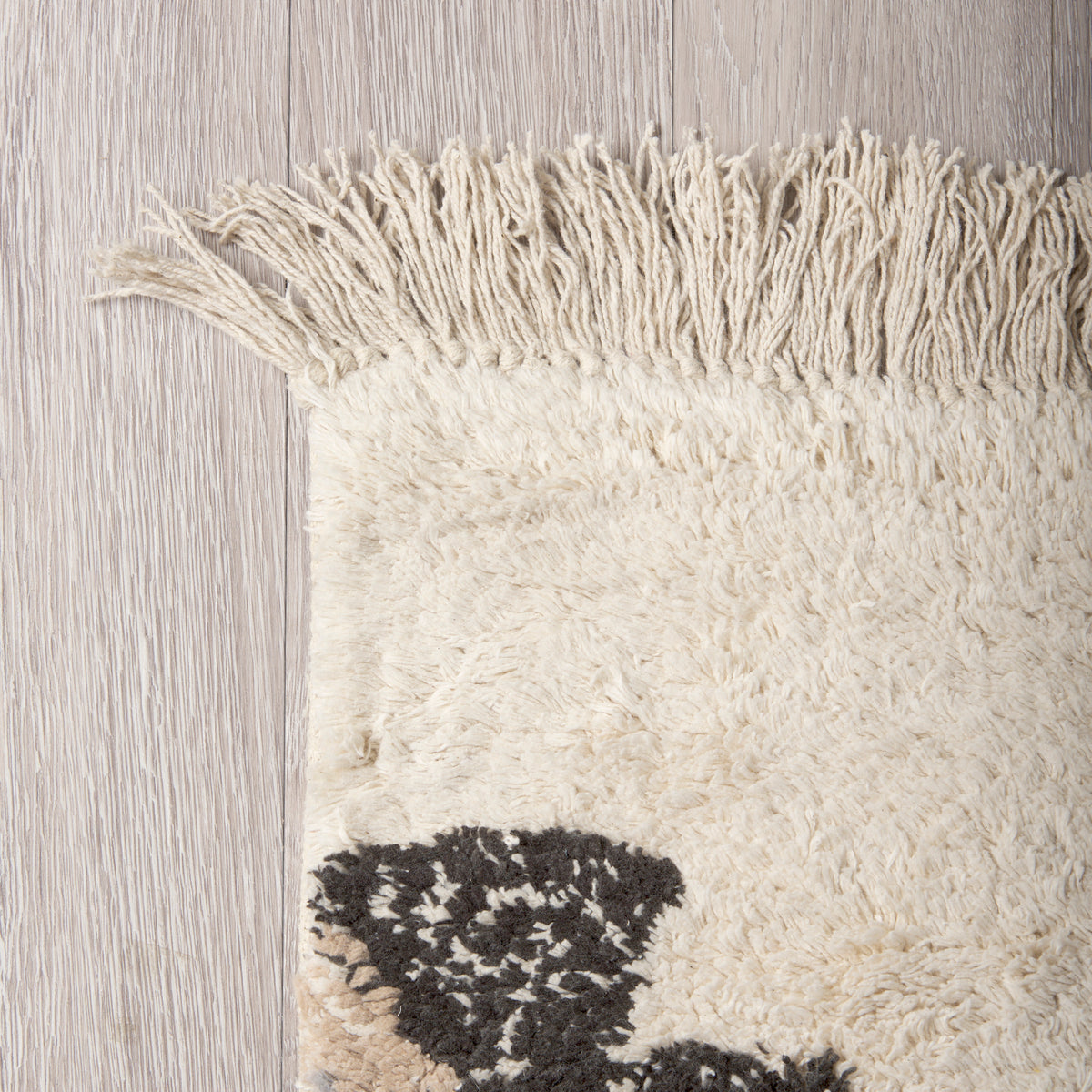 Carla 5x8 Earthy Neutrals Patterned Cotton Area Rug-Area Rugs-DECOROLALA
