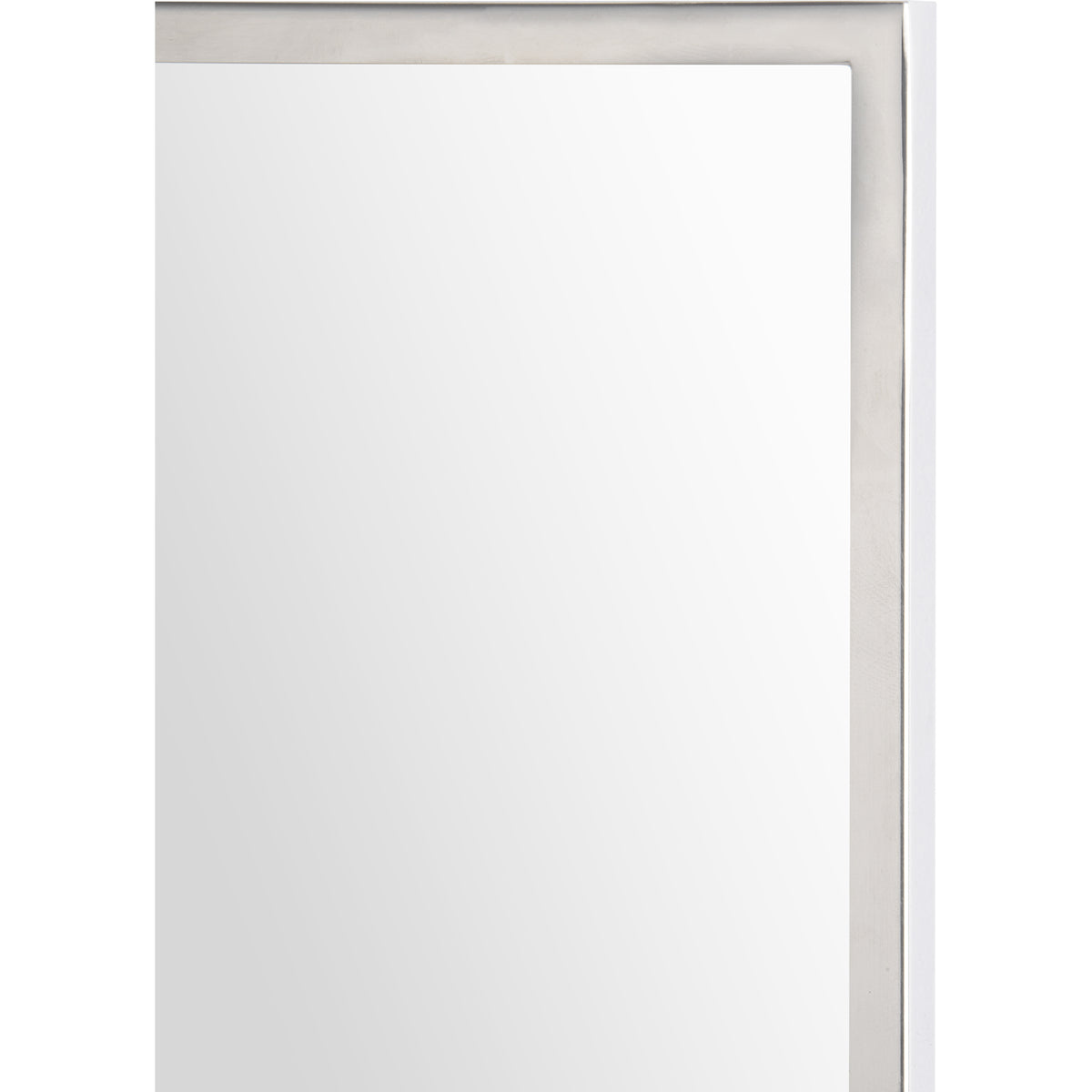 Carmelle 40" Tall Rectangle Wall Mirror, Grey-Mirrors-DECOROLALA