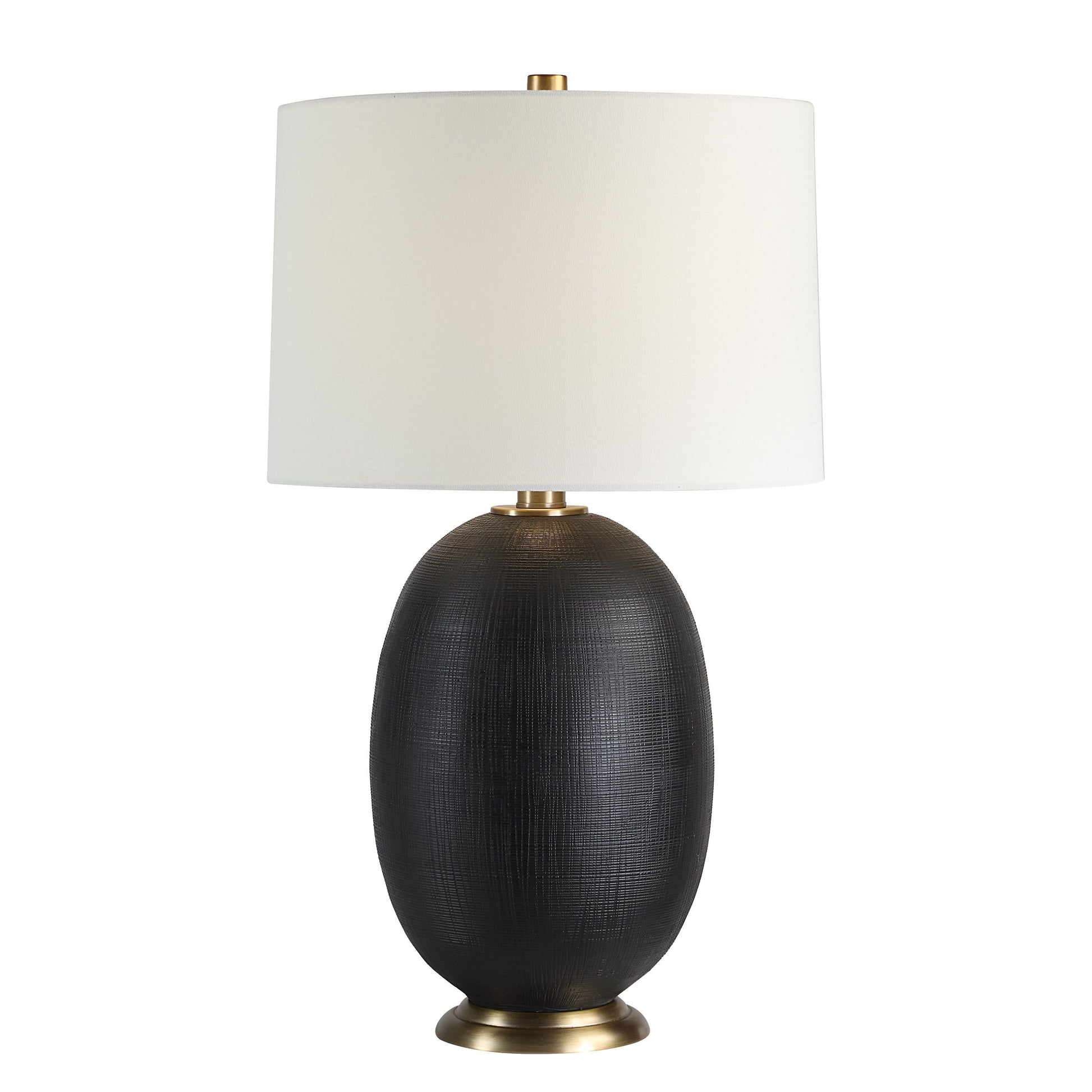 Carmesi 28.5" Table Lamp with 3-Way Switch, Black-Table Lamp-DECOROLALA
