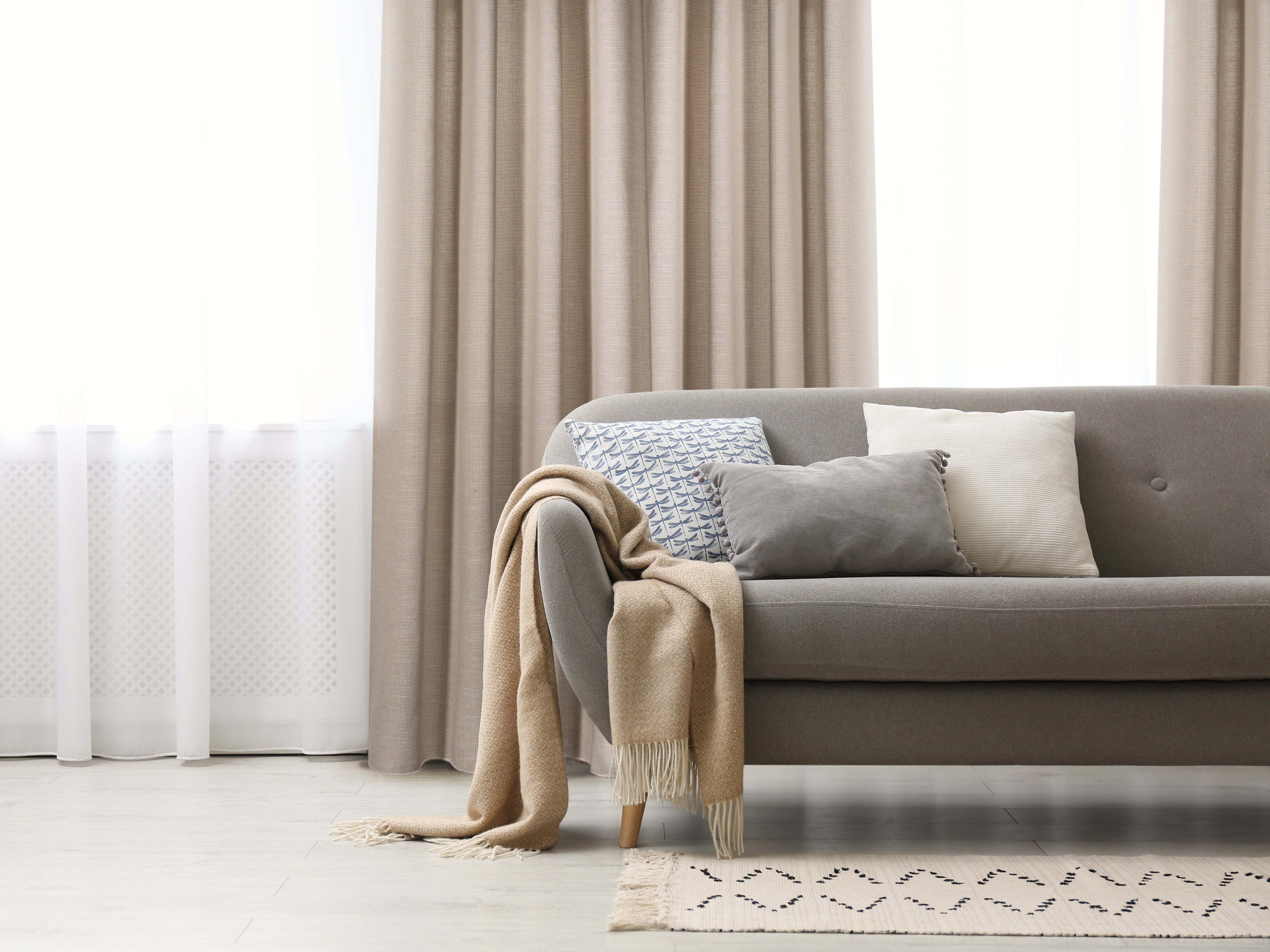 Carrera Jacquard Light Filtering Grommet Curtain-Curtains-DECOROLALA