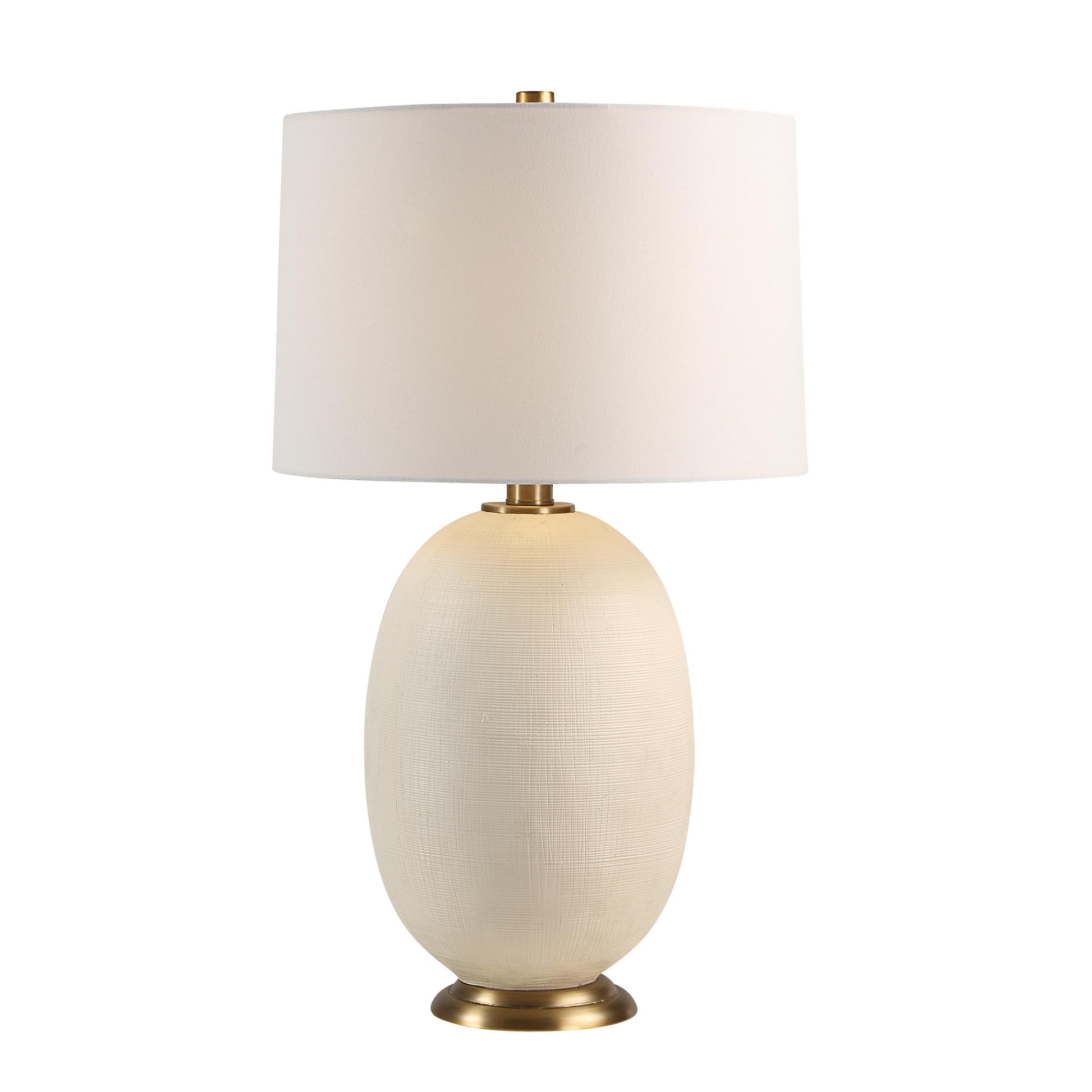 Cartagena 28.5" Table Lamp with 3-Way Switch, White-Table Lamp-DECOROLALA