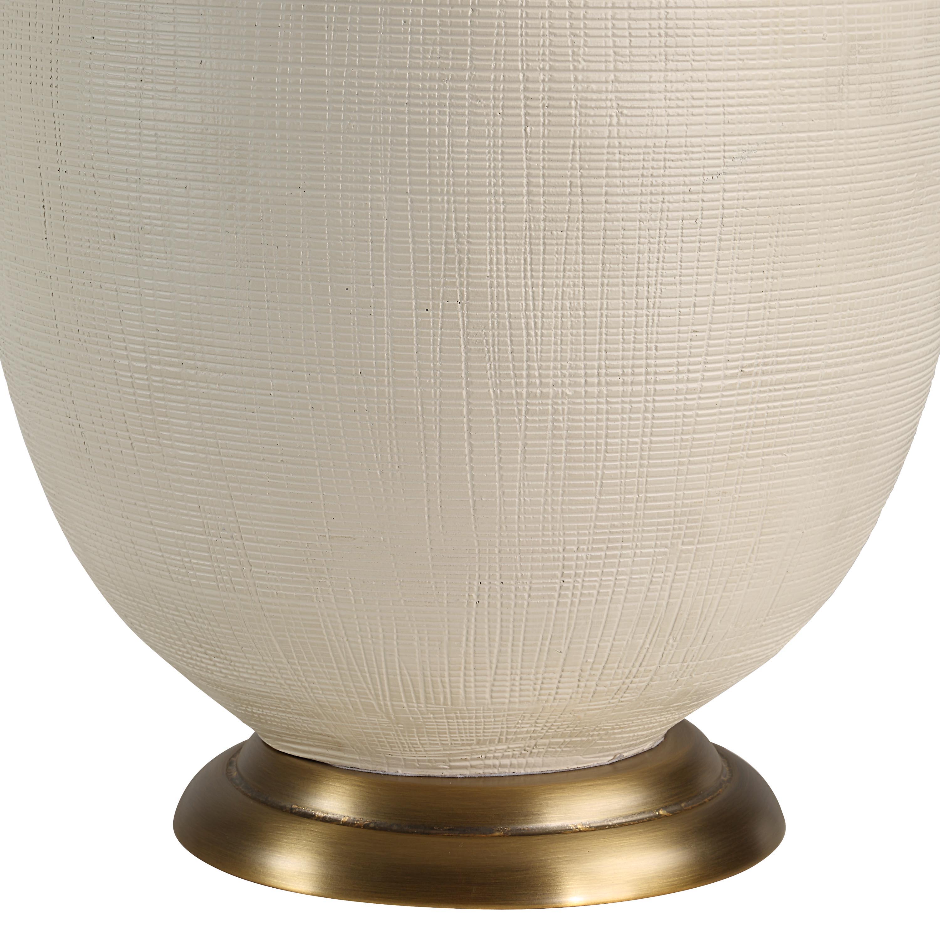 Cartagena 28.5" Table Lamp with 3-Way Switch, White-Table Lamp-DECOROLALA