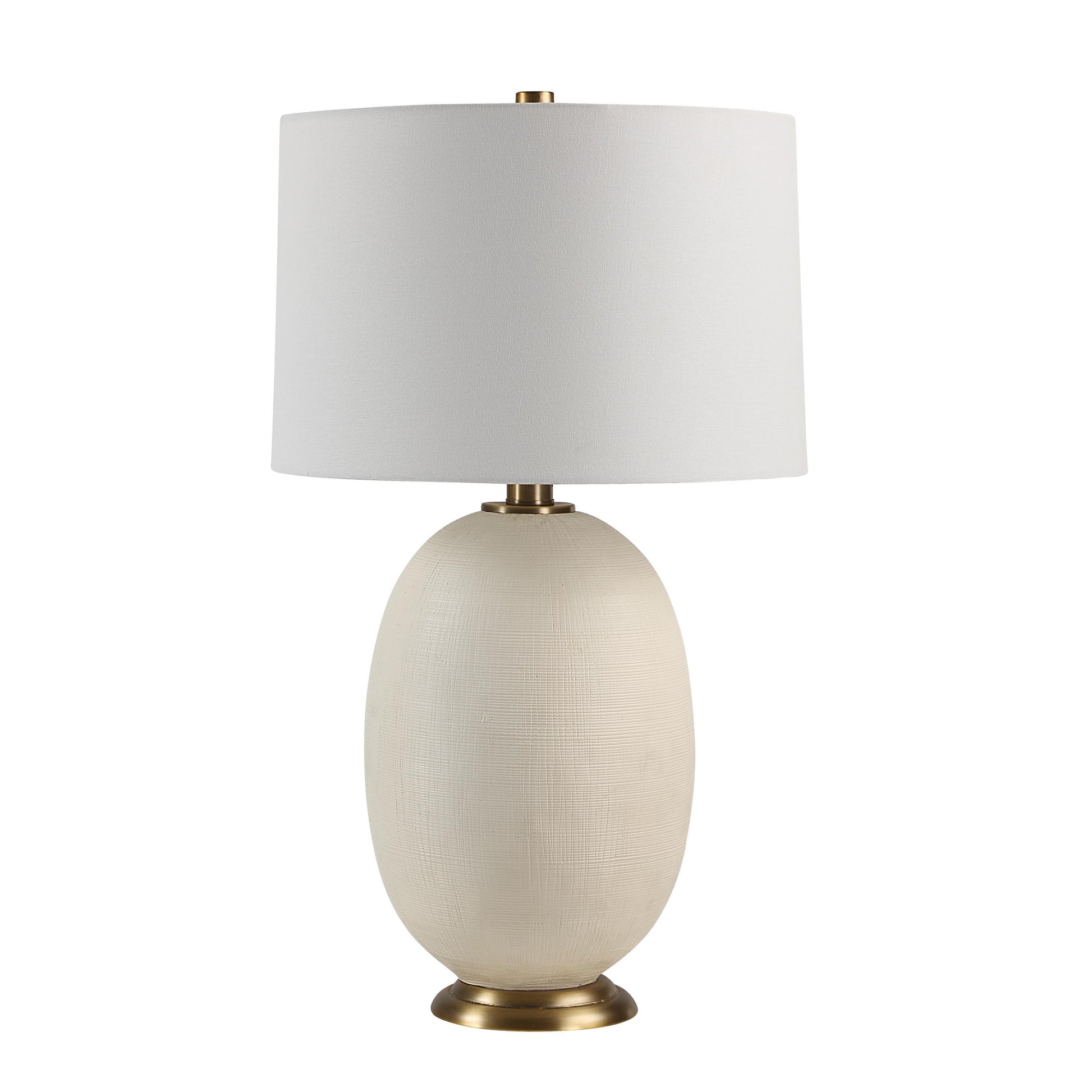 Cartagena 28.5" Table Lamp with 3-Way Switch, White-Table Lamp-DECOROLALA