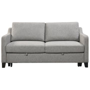 Caruso 69 in. Upholstered Convertible Sofa Bed Light Gray-Sofa Bed-DECOROLALA