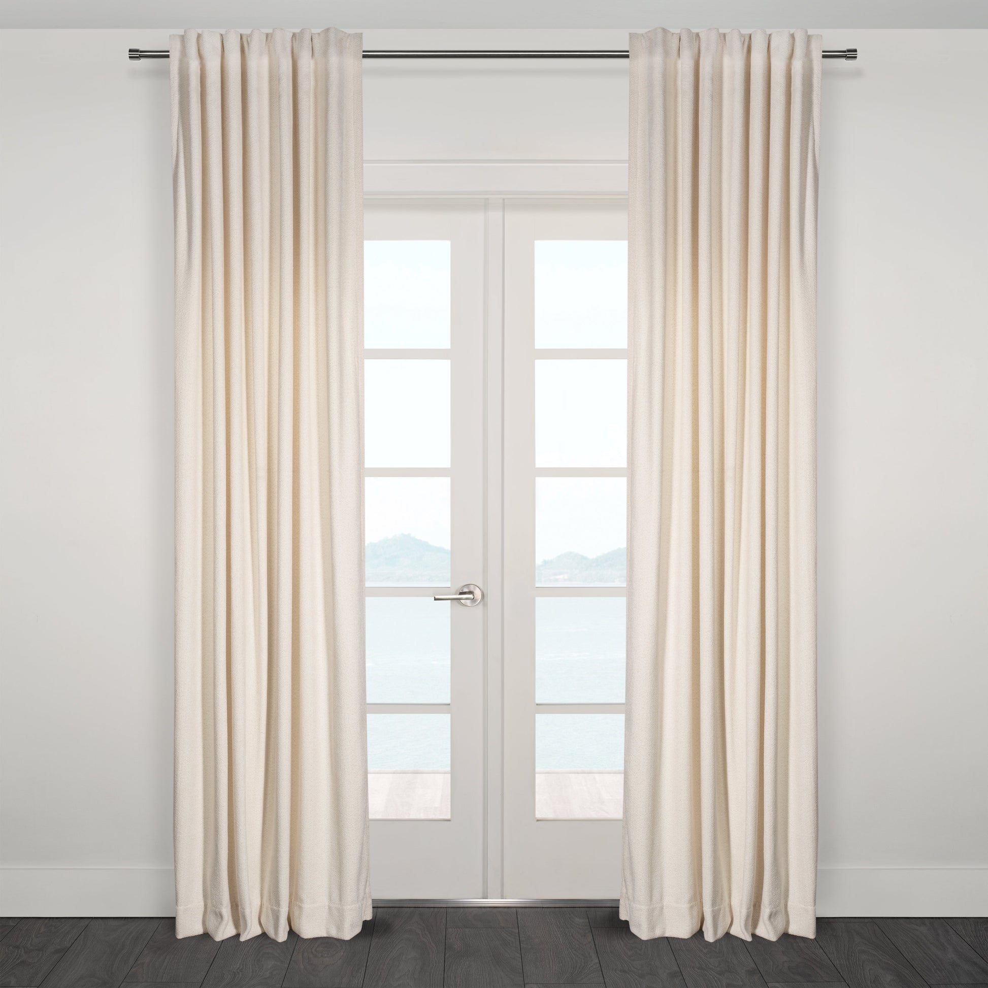 Casablanca Chenille Light Filtering Reverse Tab Curtain-Curtains-DECOROLALA